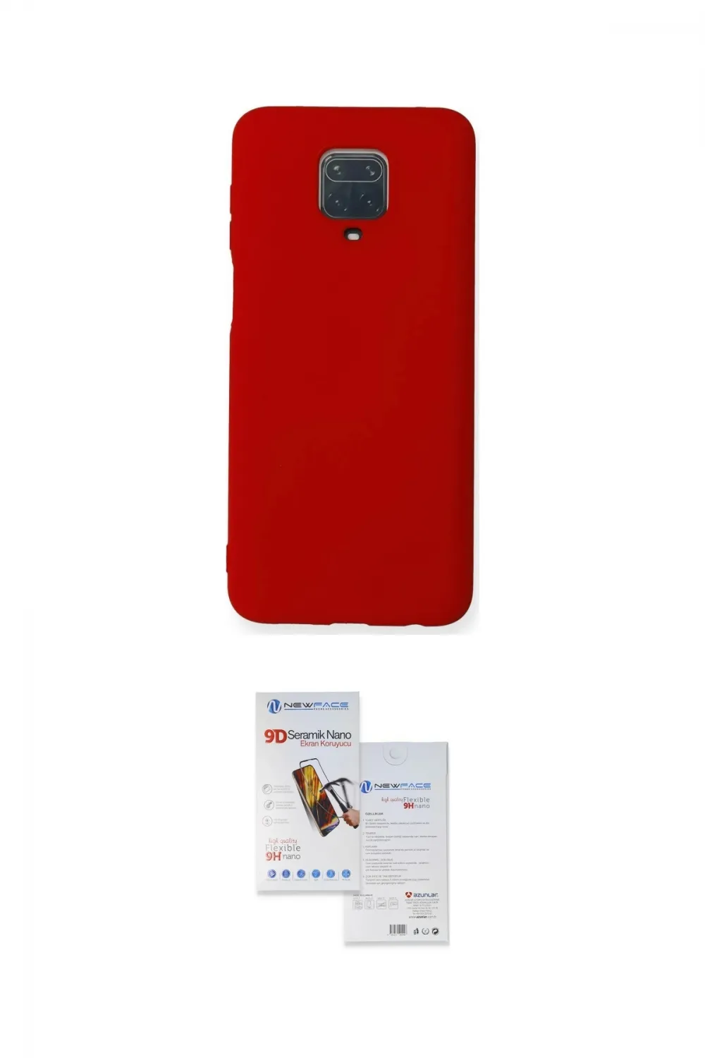 ieg™ Redmi Note 9 Pro Kılıf Ahenk Serisi - Siyah Seramik Nano Ekran Koruyucu