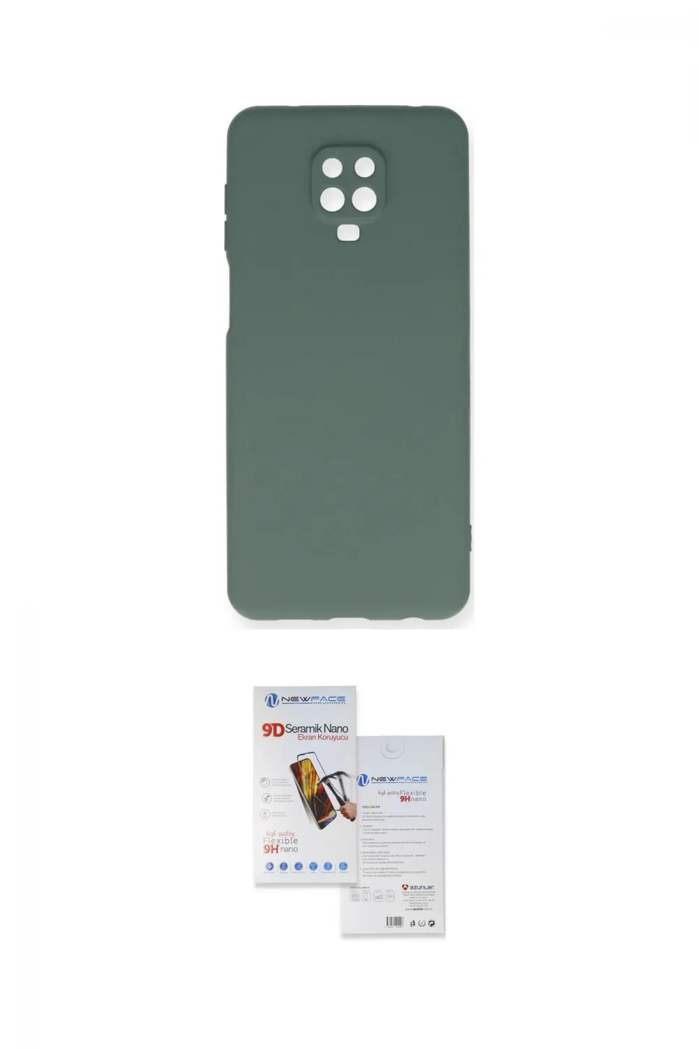 ieg™ Redmi Note 9 Pro Kılıf Ahenk Serisi - Siyah Seramik Nano Ekran Koruyucu