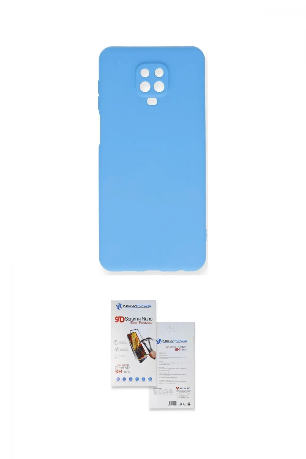 ieg™ Redmi Note 9 Pro Kılıf Ahenk Serisi - Siyah Seramik Nano Ekran Koruyucu