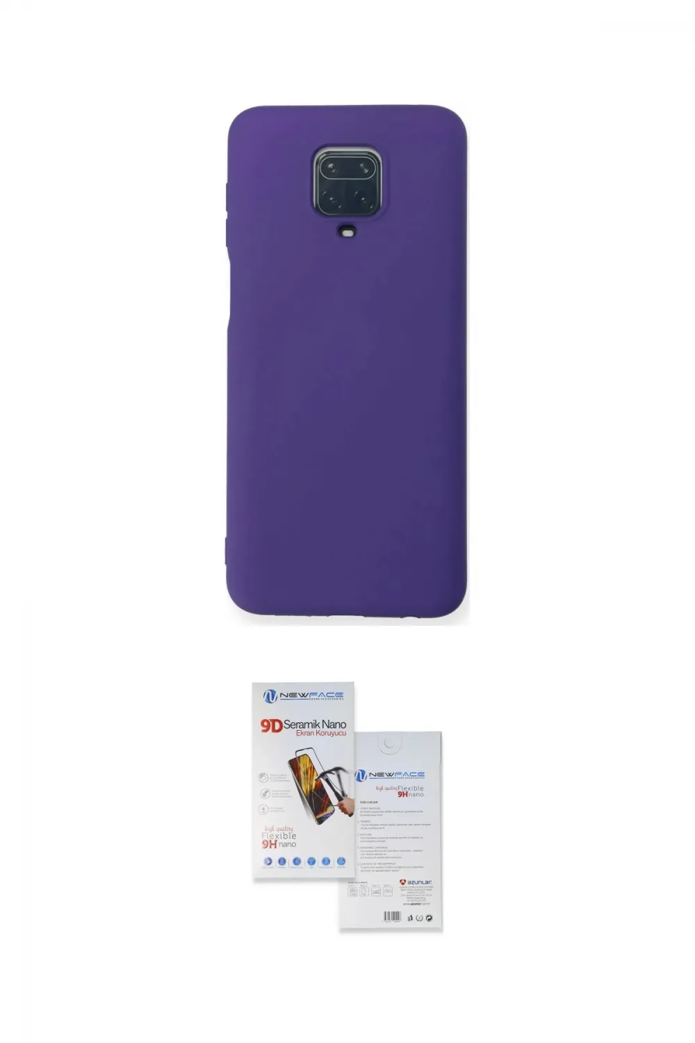 ieg™ Redmi Note 9 Pro Kılıf Ahenk Serisi - Siyah Seramik Nano Ekran Koruyucu