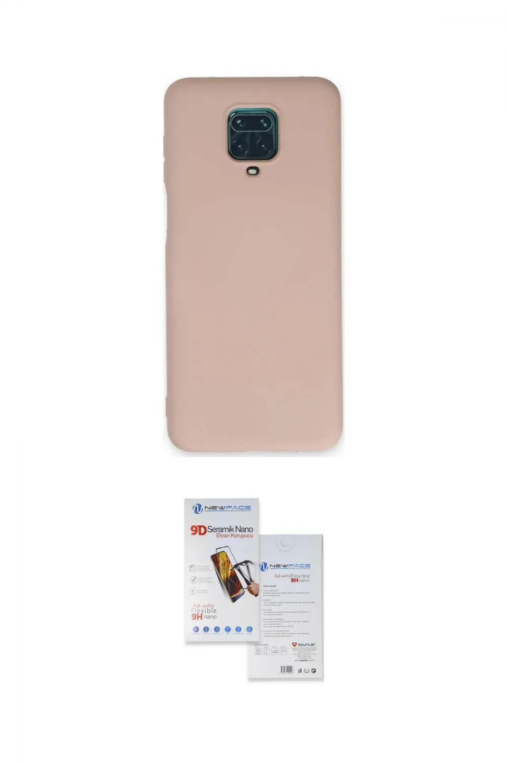 ieg™ Redmi Note 9 Pro Kılıf Ahenk Serisi - Siyah Seramik Nano Ekran Koruyucu