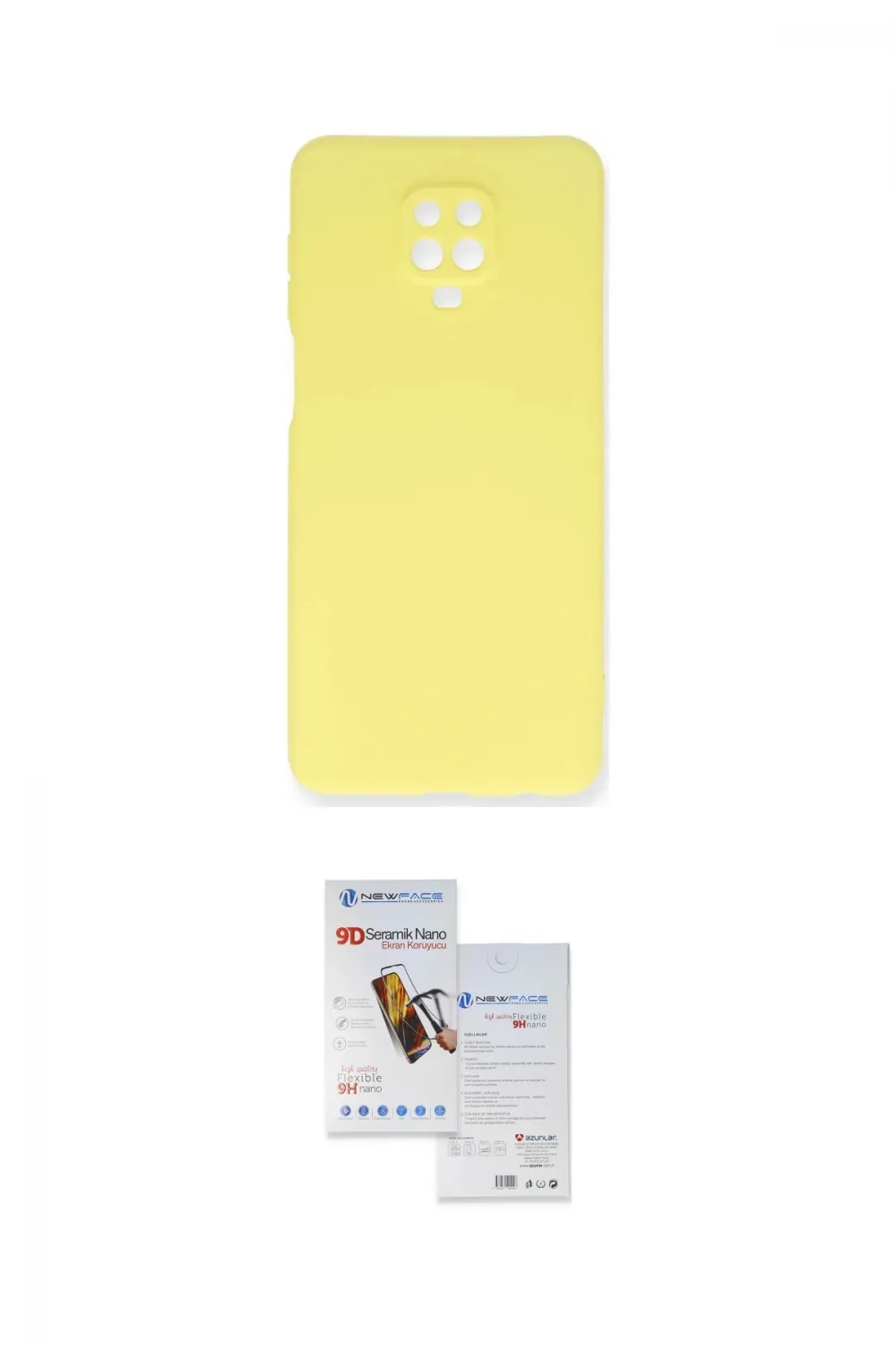 ieg™ Redmi Note 9 Pro Kılıf Ahenk Serisi - Siyah Seramik Nano Ekran Koruyucu