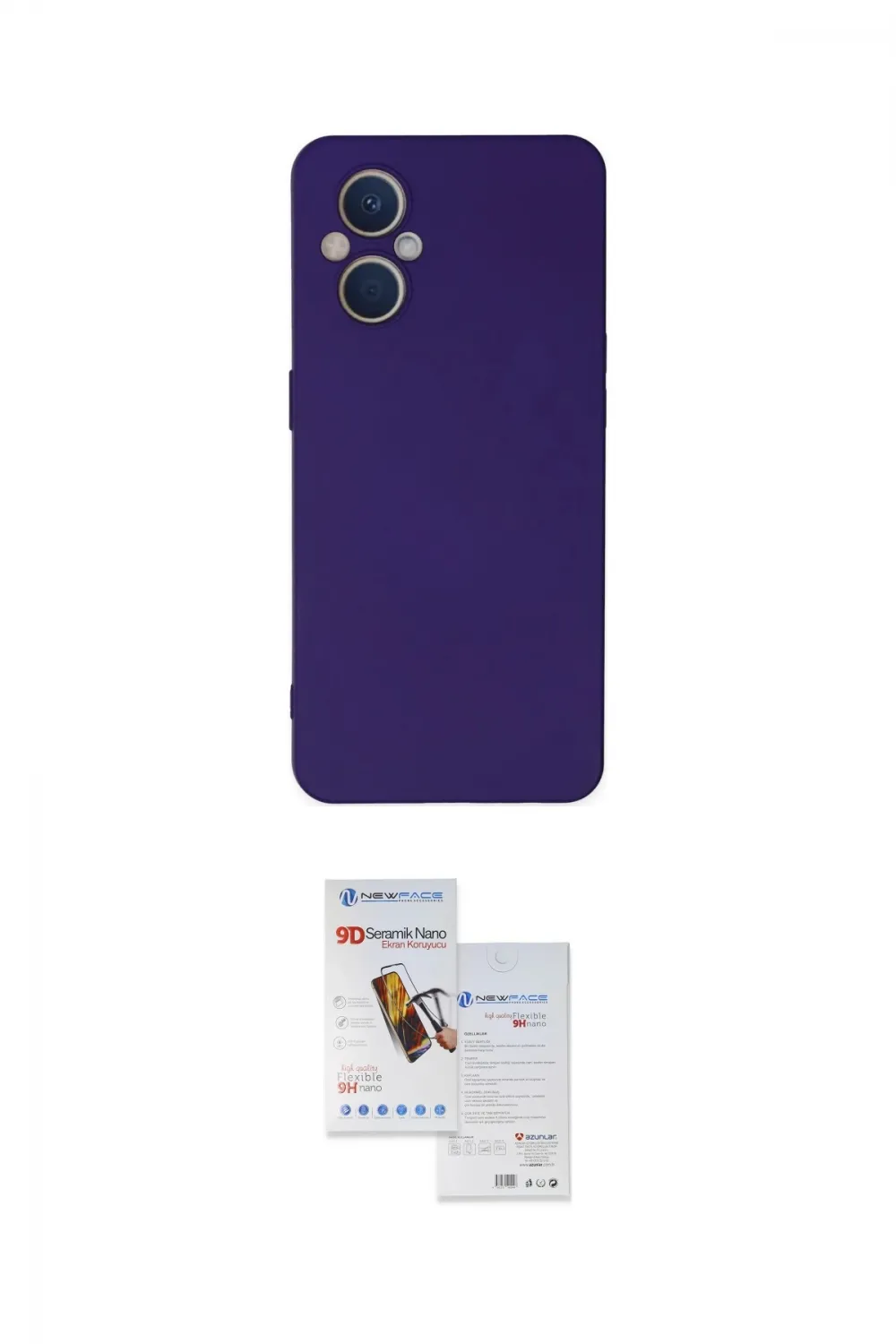 ieg™ Reno 7 Lite Kılıf Ahenk Serisi - Siyah Seramik Nano Ekran Koruyucu