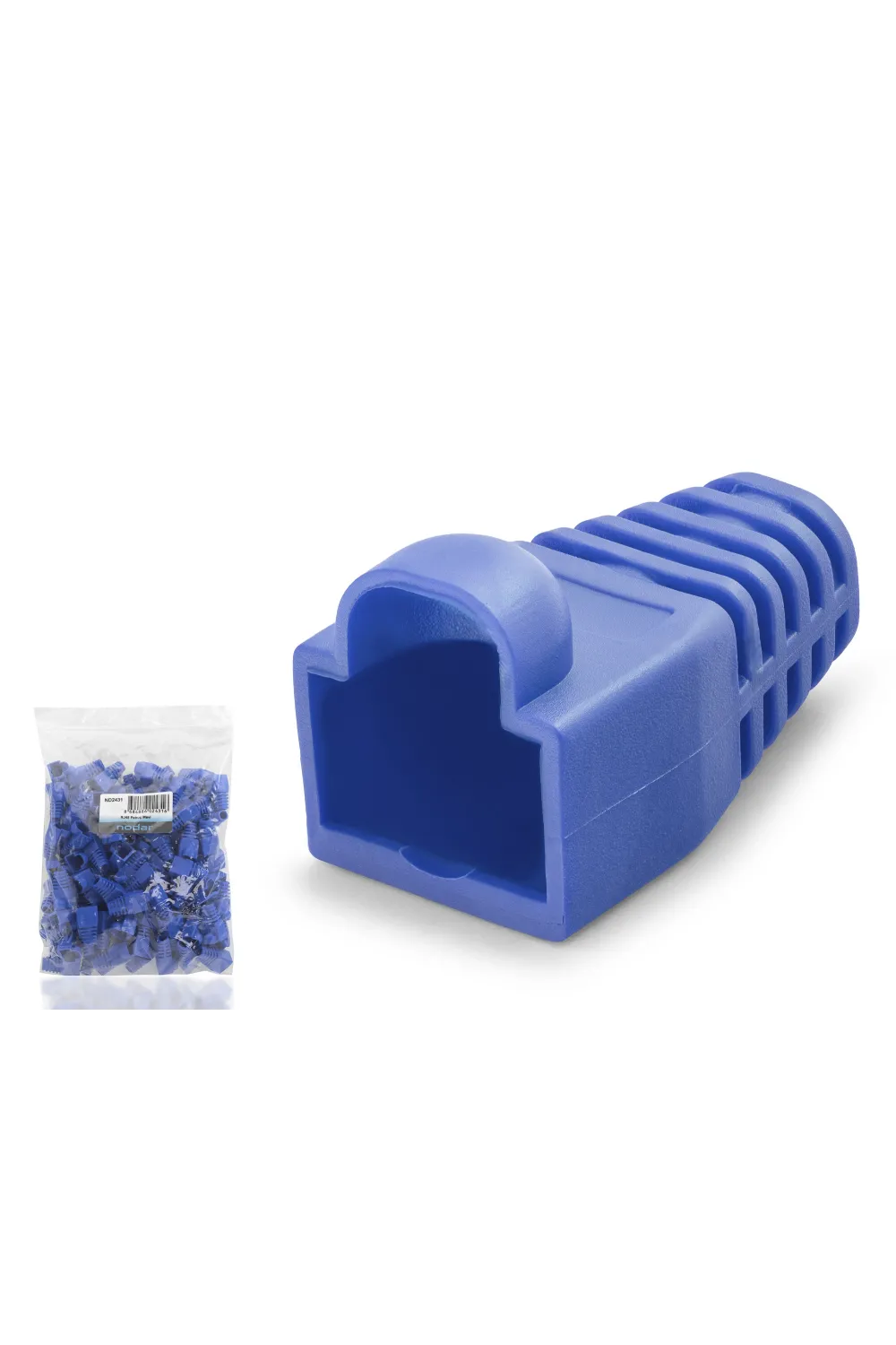 Rj45 Konnektör Papuç 100’Lü Paket - Mavi ND2431