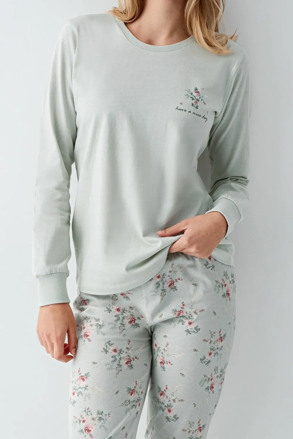 ieg™ RolyPoly 3703-S Kadın Uzun Kol Pijama Takım