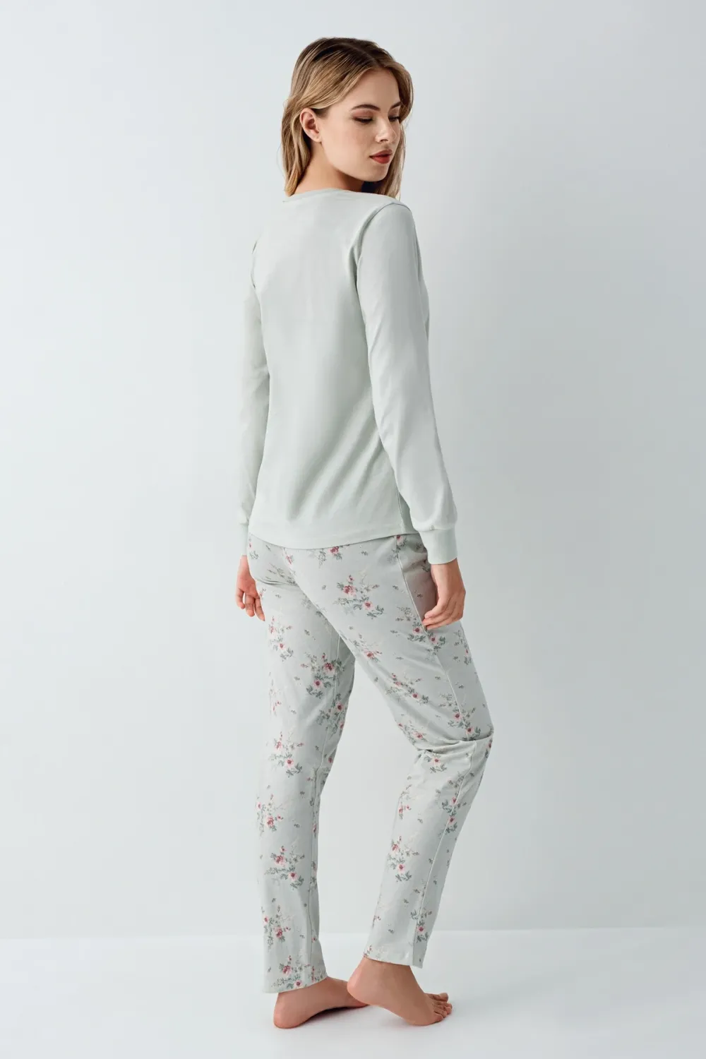 ieg™ RolyPoly 3703-S Kadın Uzun Kol Pijama Takım