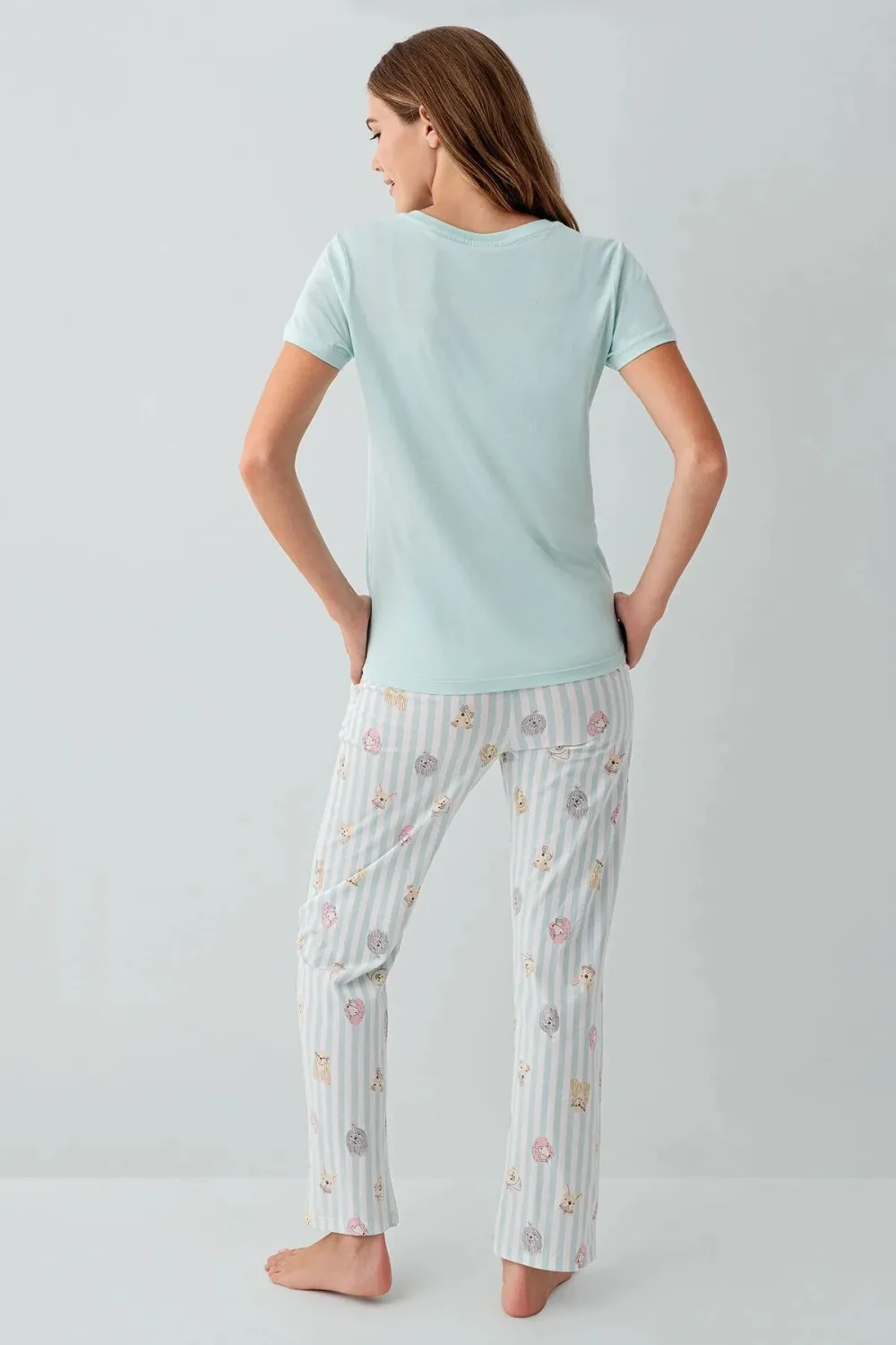 ieg™ RolyPoly RP3810-S Kadın Kısa Kol Pijama Takımı