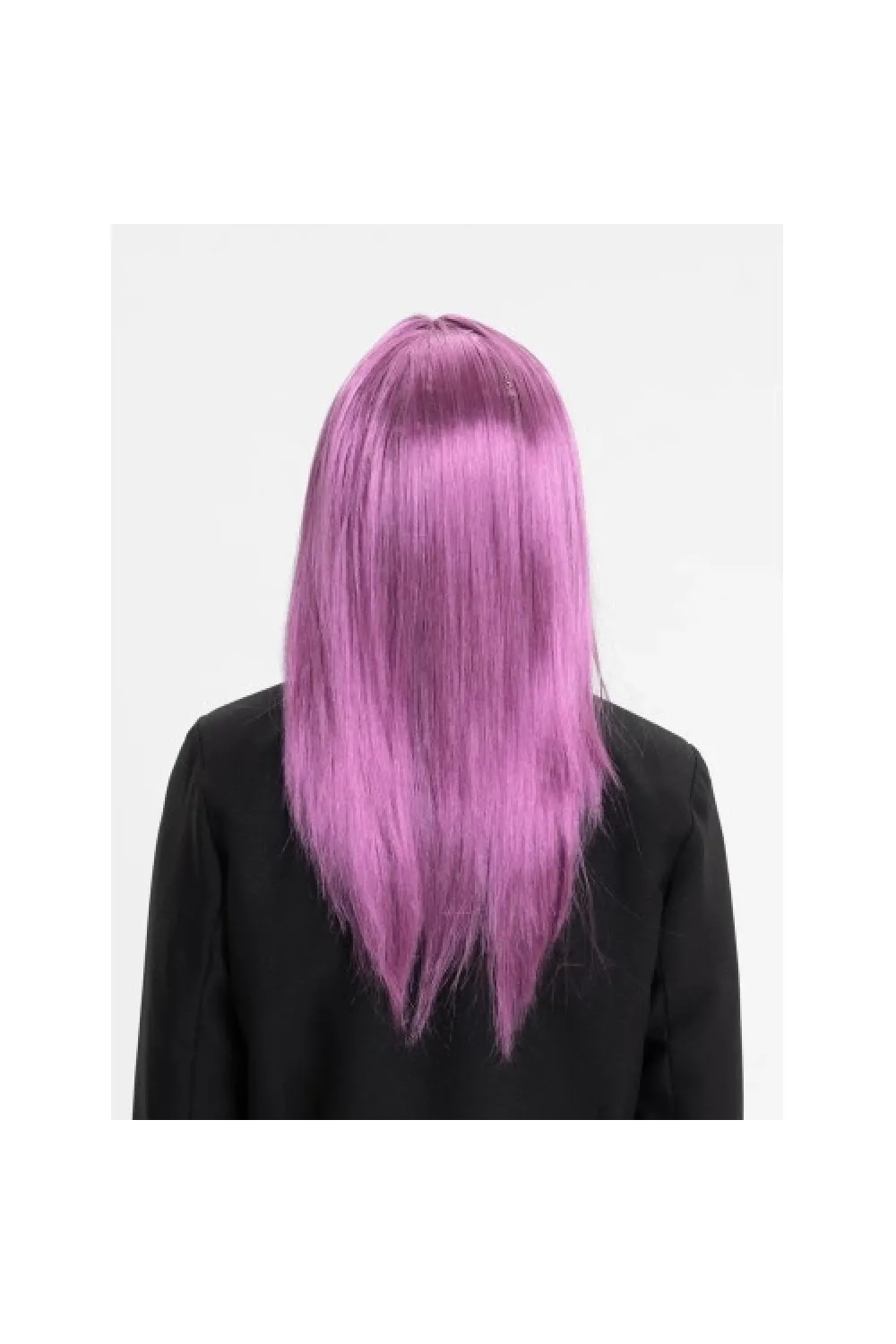 Rose Pembe Düz Kesim Peruk