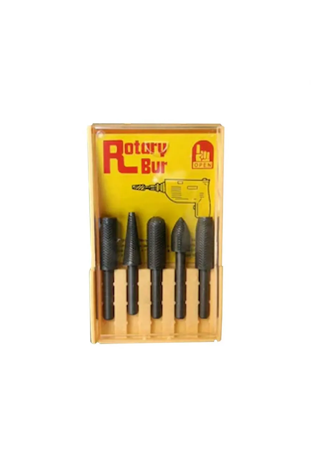 Rotary Bur Matkap Uçlu Eğe 5 li Takim