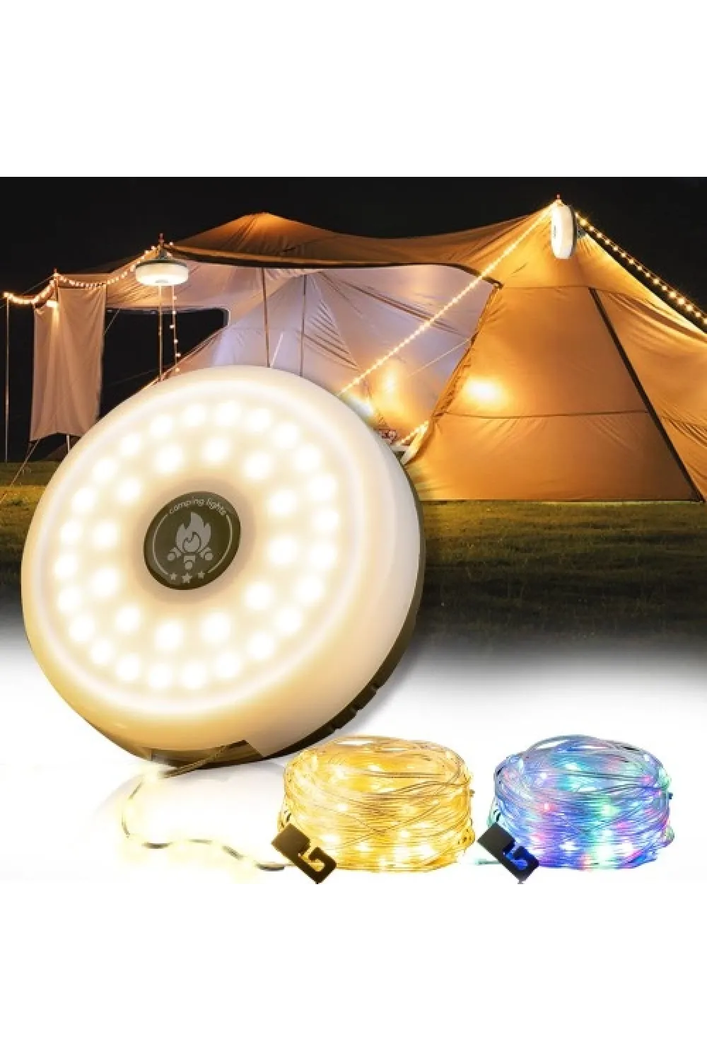 Şarjlı 10 Metre Kamp Lambası Led Işık