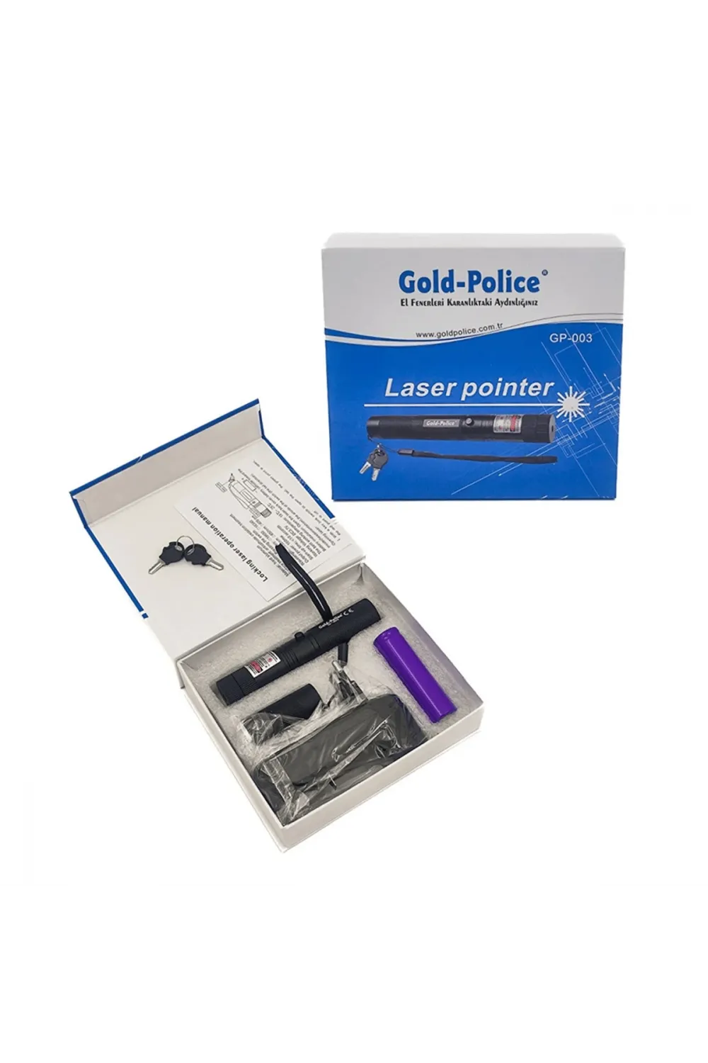 Şarjlı Yeşil Lazer Işık GP-003
