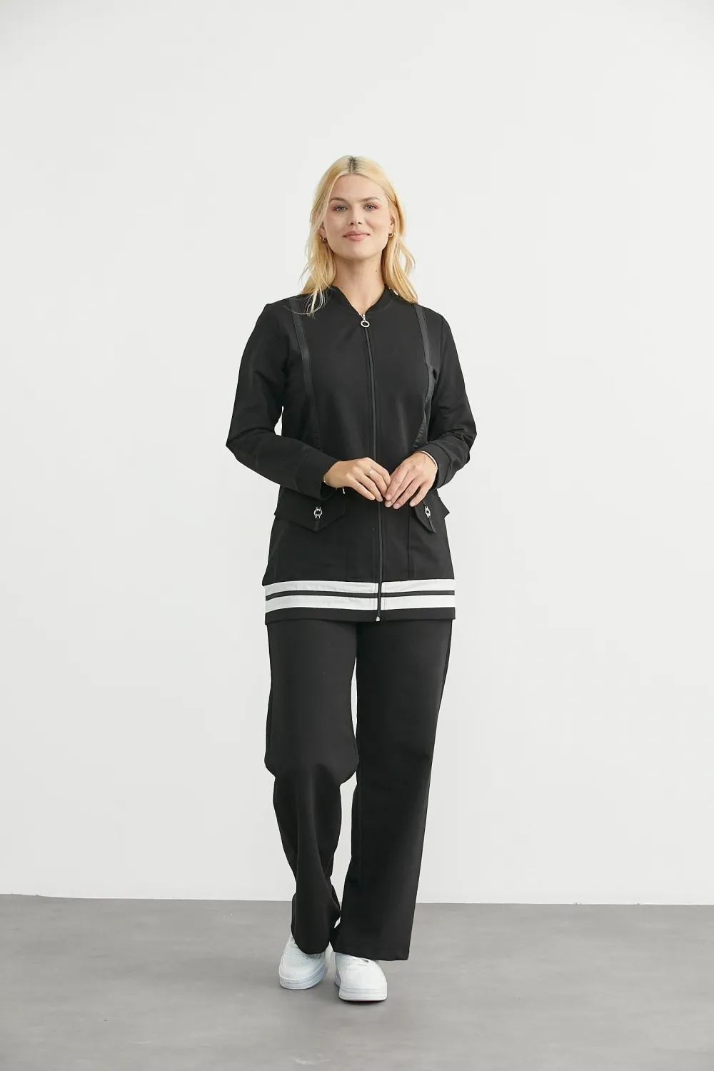ieg™ Sementa 76511 Tam Fermuarlı Tunik Eşofman Takım