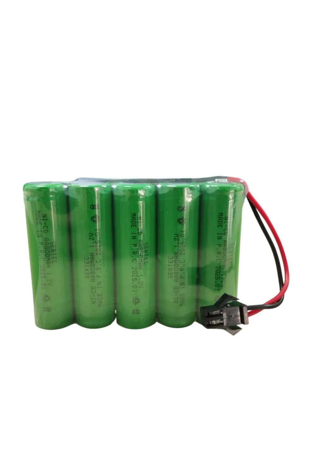 6V 5S1P AA 800 MAH KABLO + SİYAH KONNEKTÖRLÜ OYUNCAK PİLİ