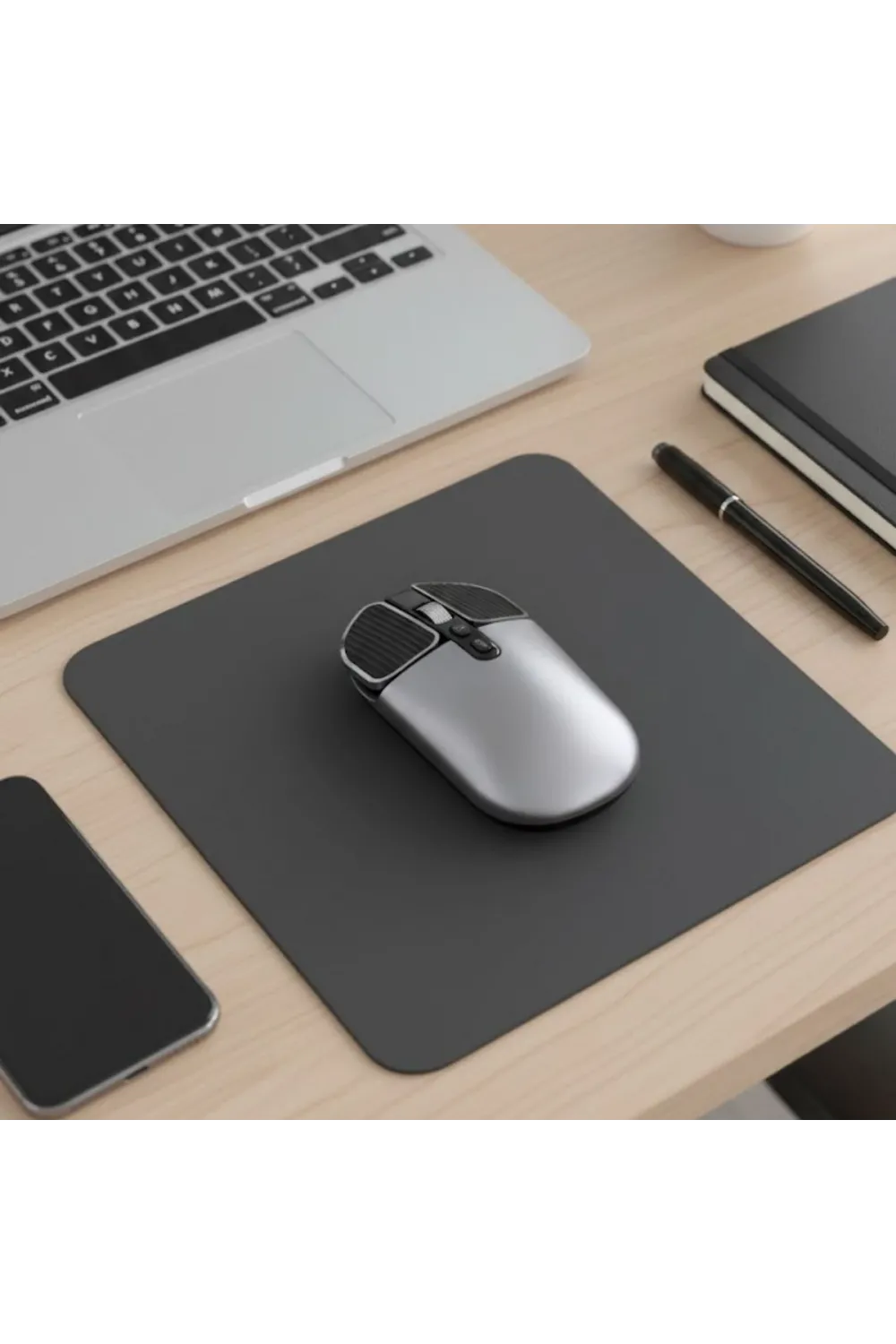 Sessiz Kablosuz Mouse – Wireless Optik Mouse, Sessiz Tıklama, Ergonomik Tasarım