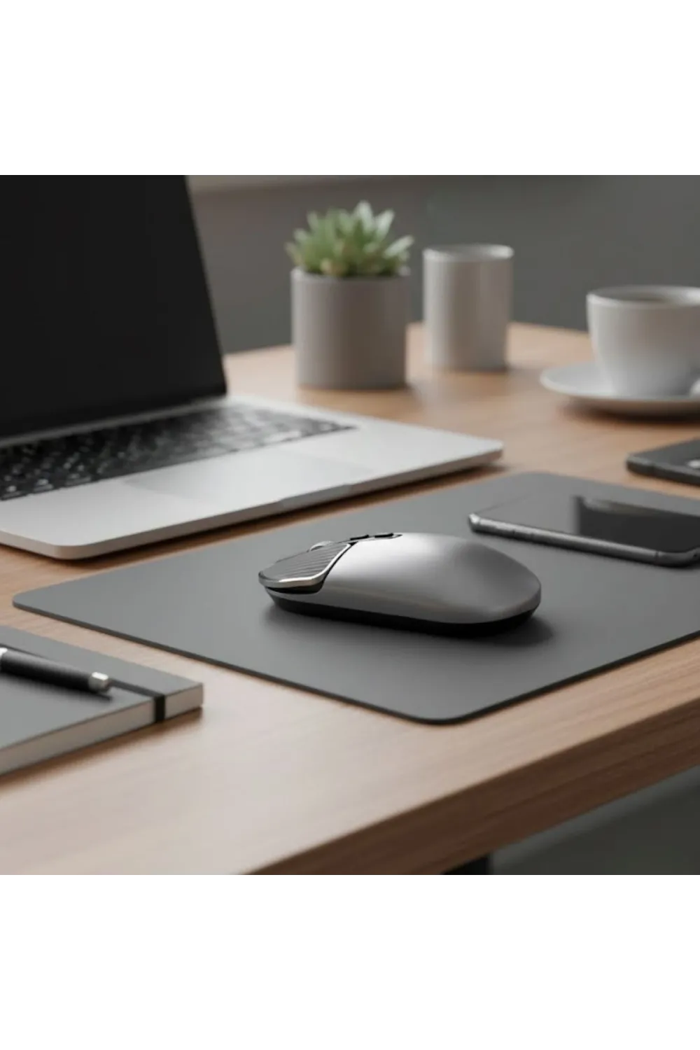 Sessiz Kablosuz Mouse – Wireless Optik Mouse, Sessiz Tıklama, Ergonomik Tasarım