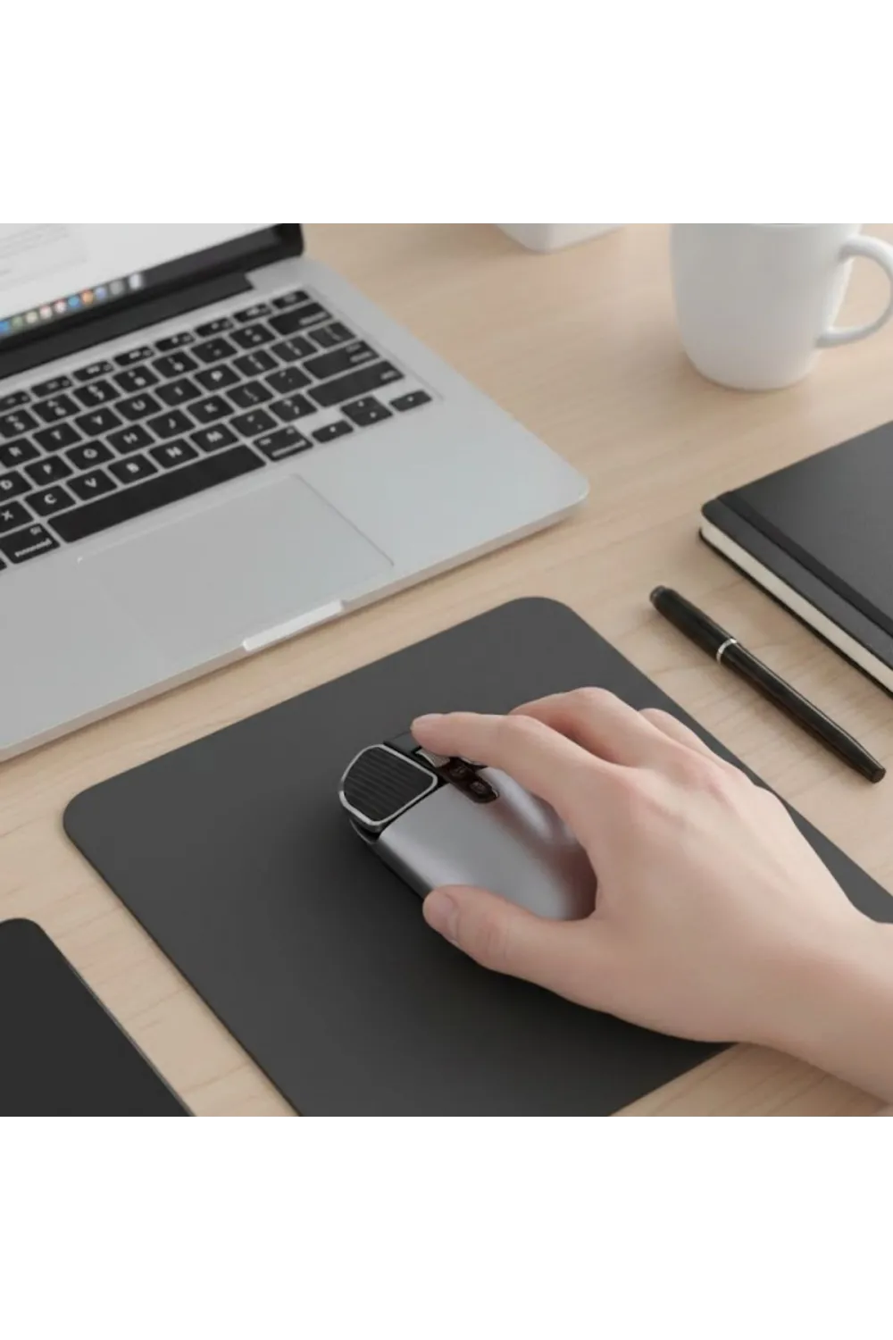 Sessiz Kablosuz Mouse – Wireless Optik Mouse, Sessiz Tıklama, Ergonomik Tasarım