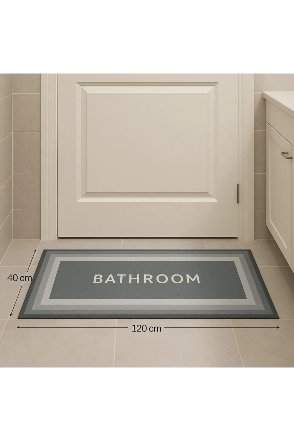 Sihirli Süper Su Emici Kaymaz Tabanlı Uzun Paspas 40*120 cm