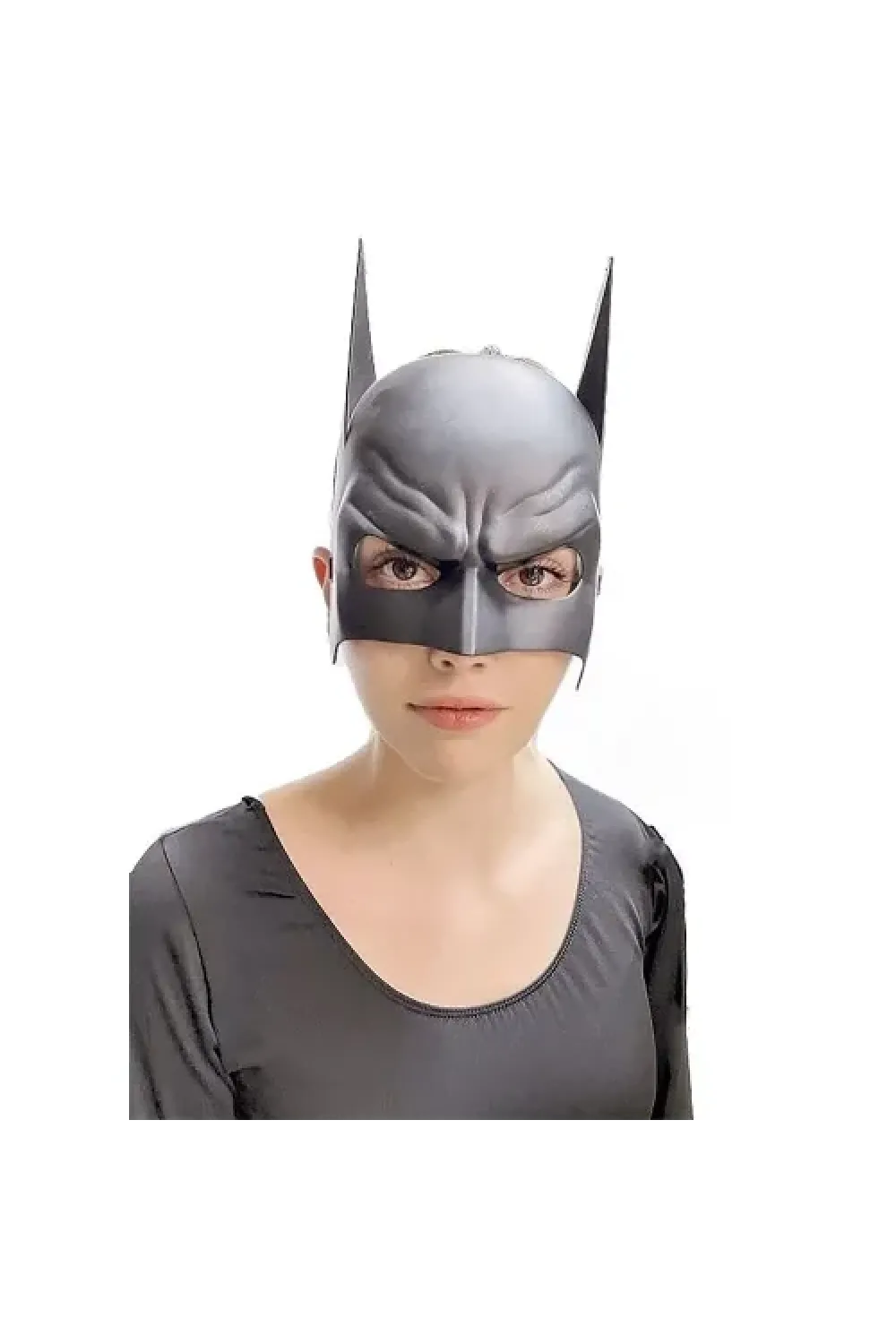 Siyah Çocuk Batman Maskesi Lastikli