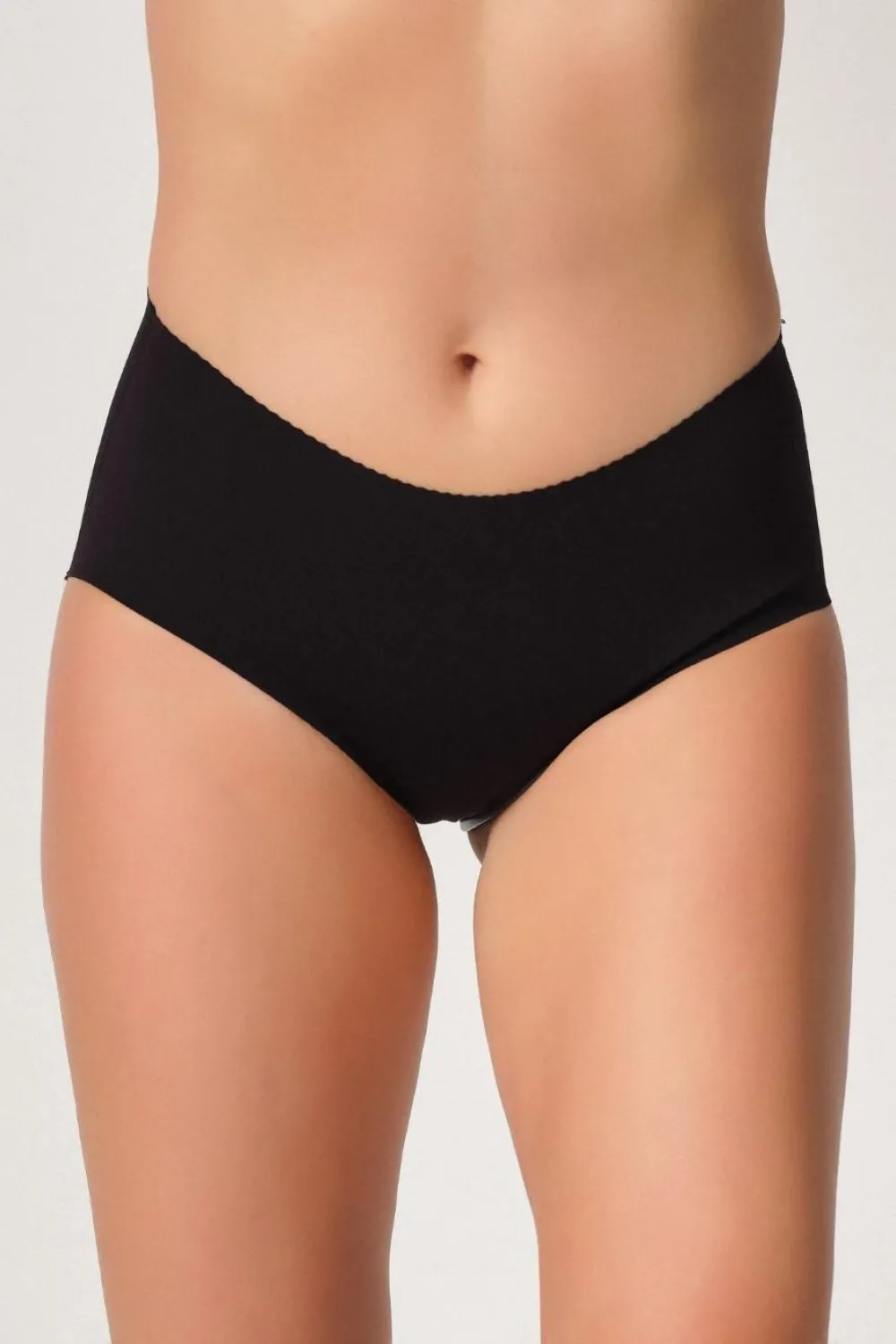 Siyah MI  2702 Lazer Kesim Toparlayıcı Mama Slip Korse