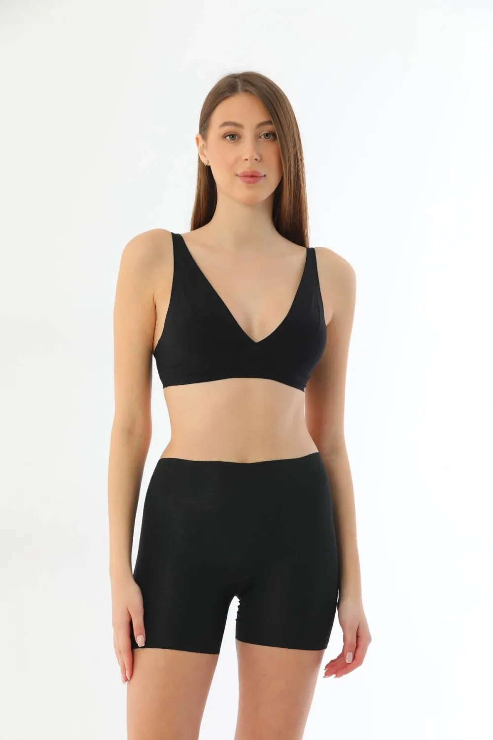 Siyah MI 2703 Lazer Kesim İz Yapmaz Hayalet Boxer