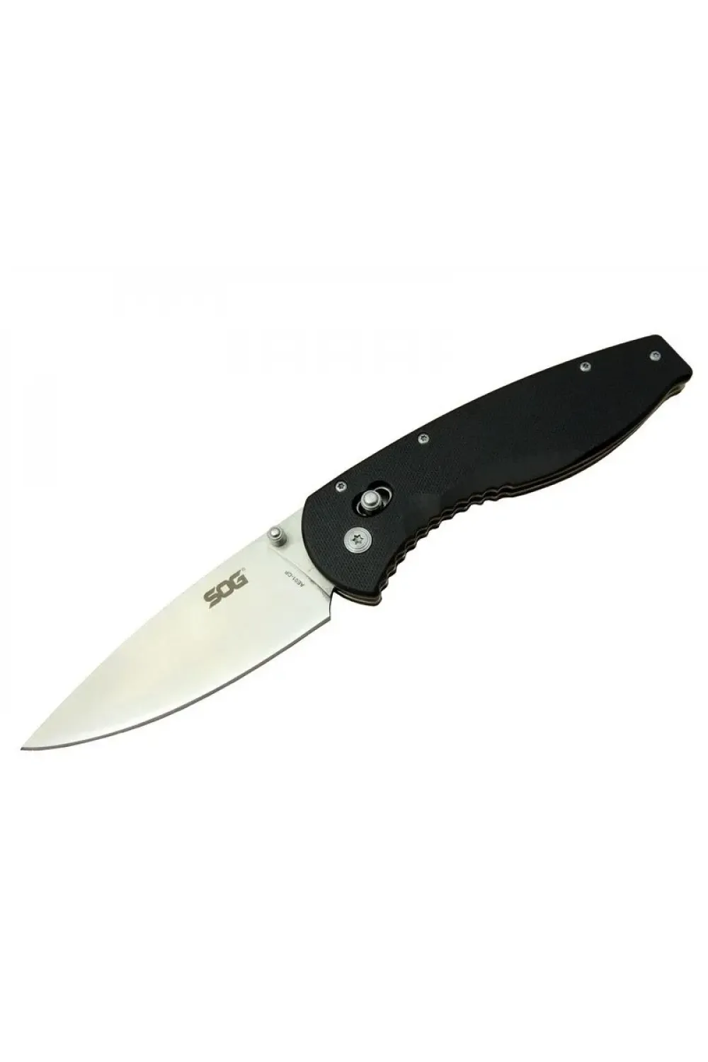 ieg™ Sog AE01-CP Kamp Çakı 23 cm - Siyah Fiber Sap, Kılıflı