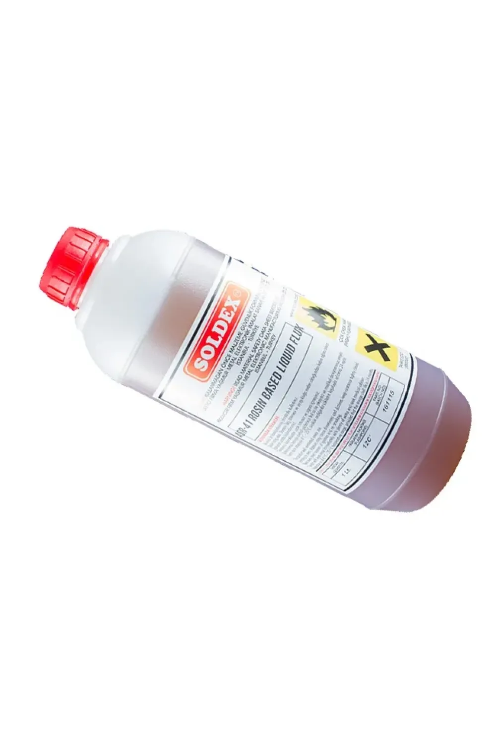 ieg™ Soldex ASR41 1 LT - Reçine Bazlı Kırmızı Lehim Suyu
