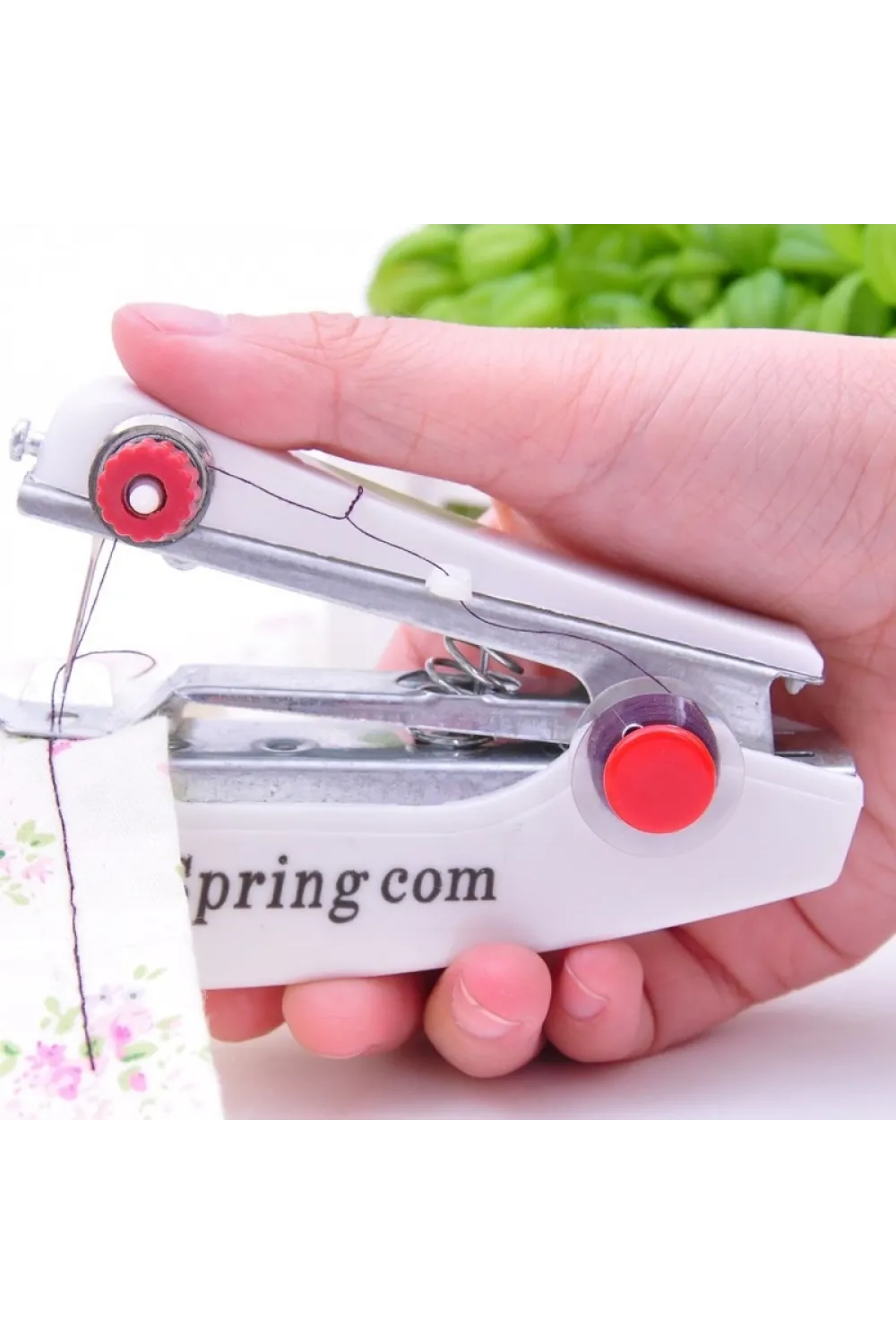 Spring Come Mini Kolay Seyehat ve Ev Tipi El Dikiş Dikme Makinası
