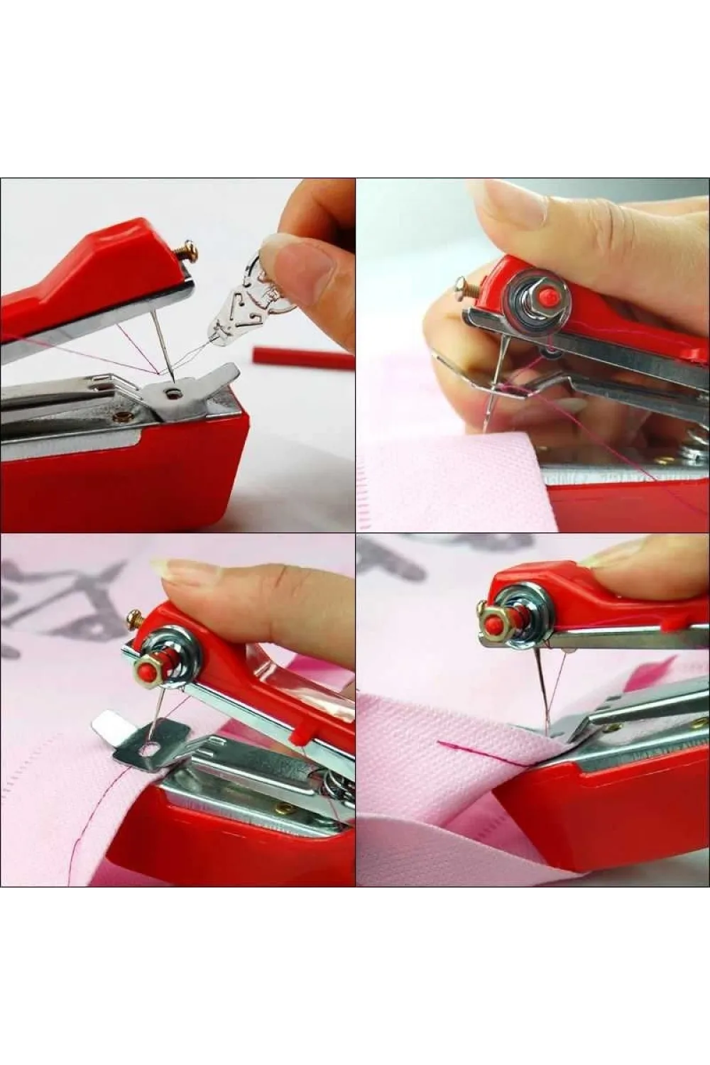 Spring Come Mini Kolay Seyehat ve Ev Tipi El Dikiş Dikme Makinası