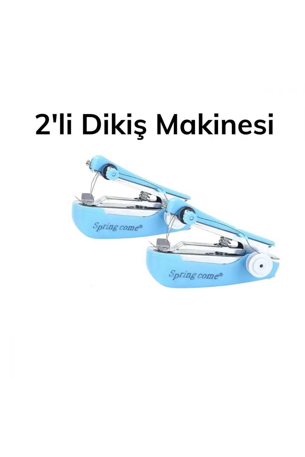 Spring Come Mini Kolay Seyehat ve Ev Tipi El Dikiş Dikme Makinası