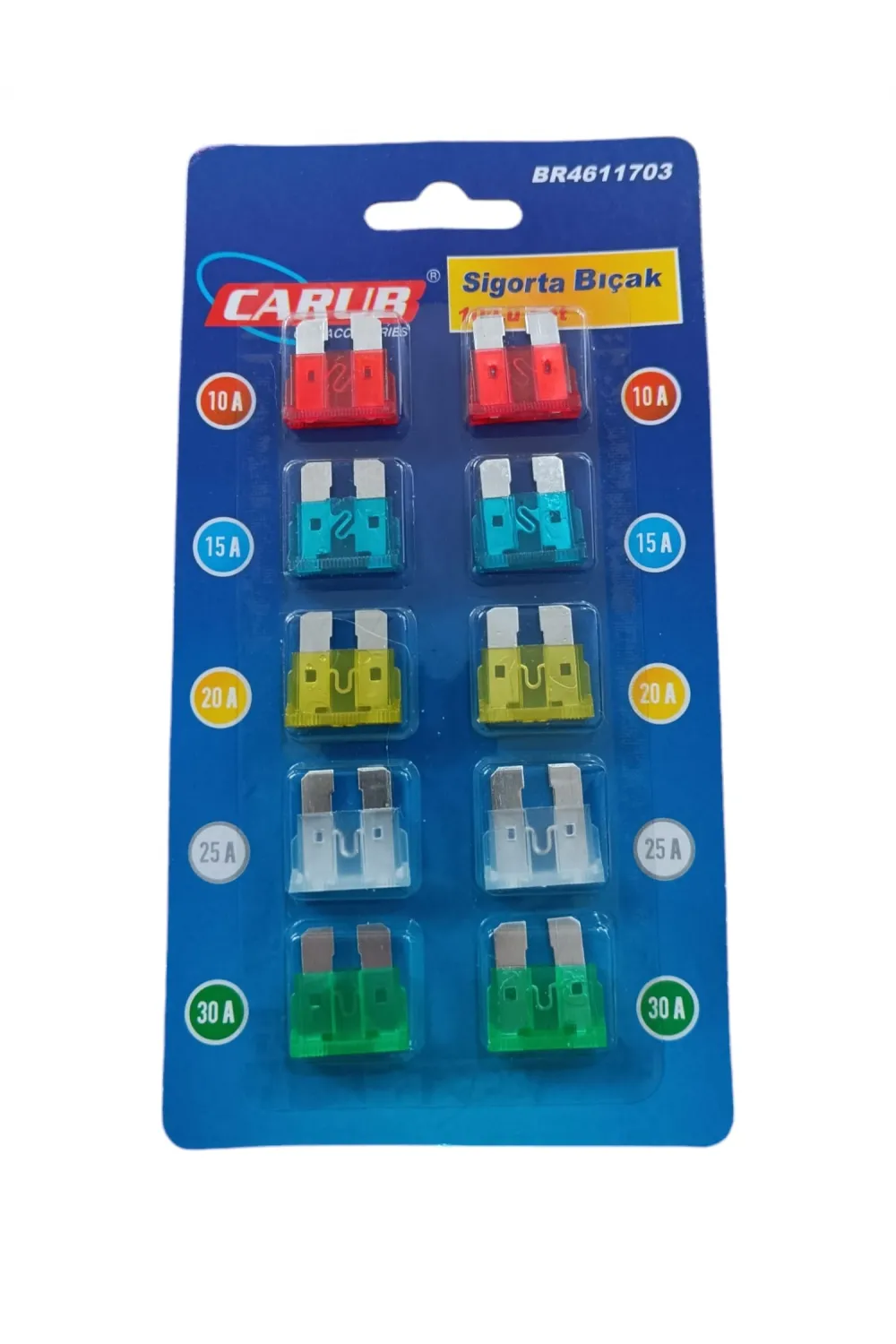 Standart Bıçak Sigorta 10lu Set