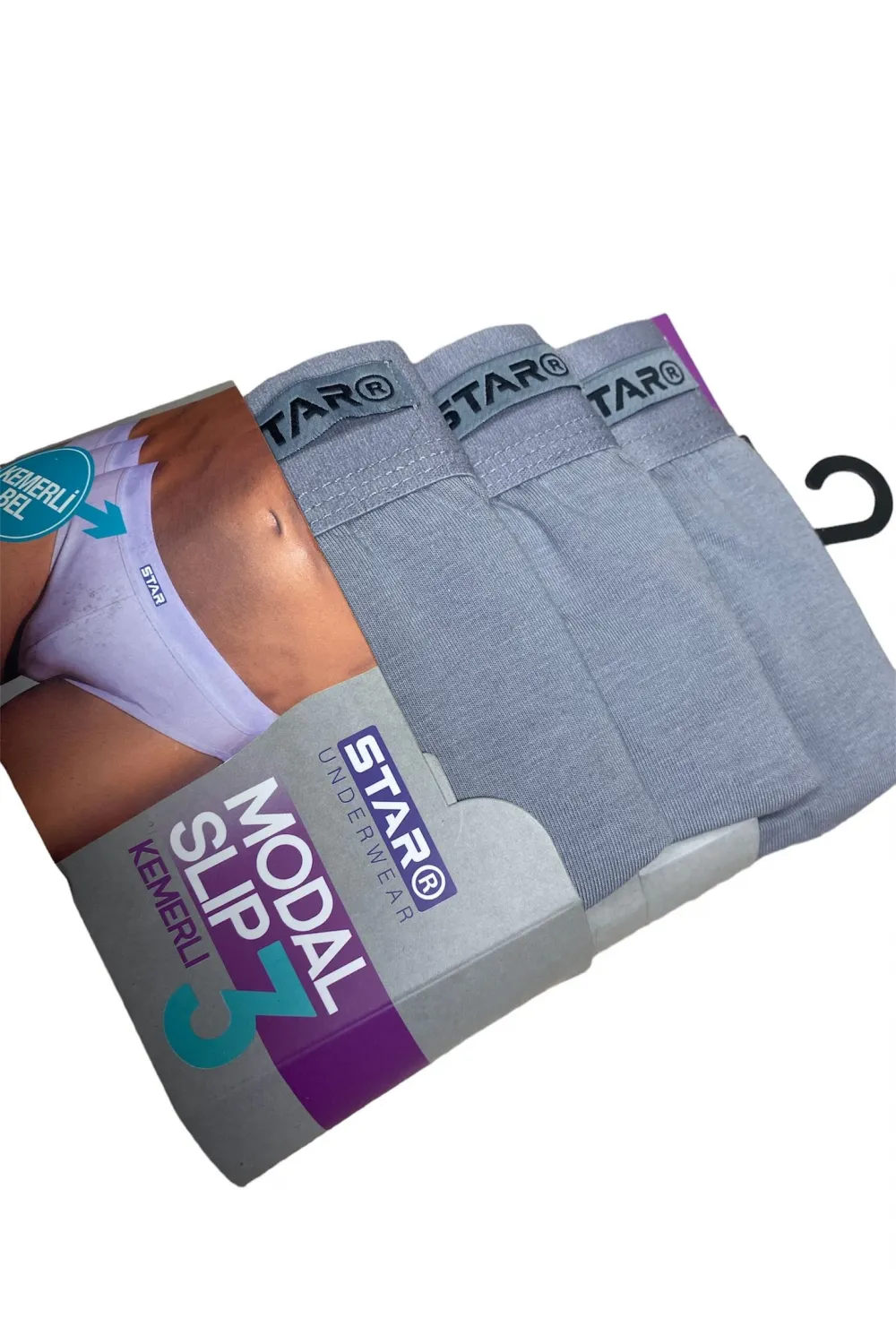ieg™ Star 109 Erkek 3lü Modal Slip