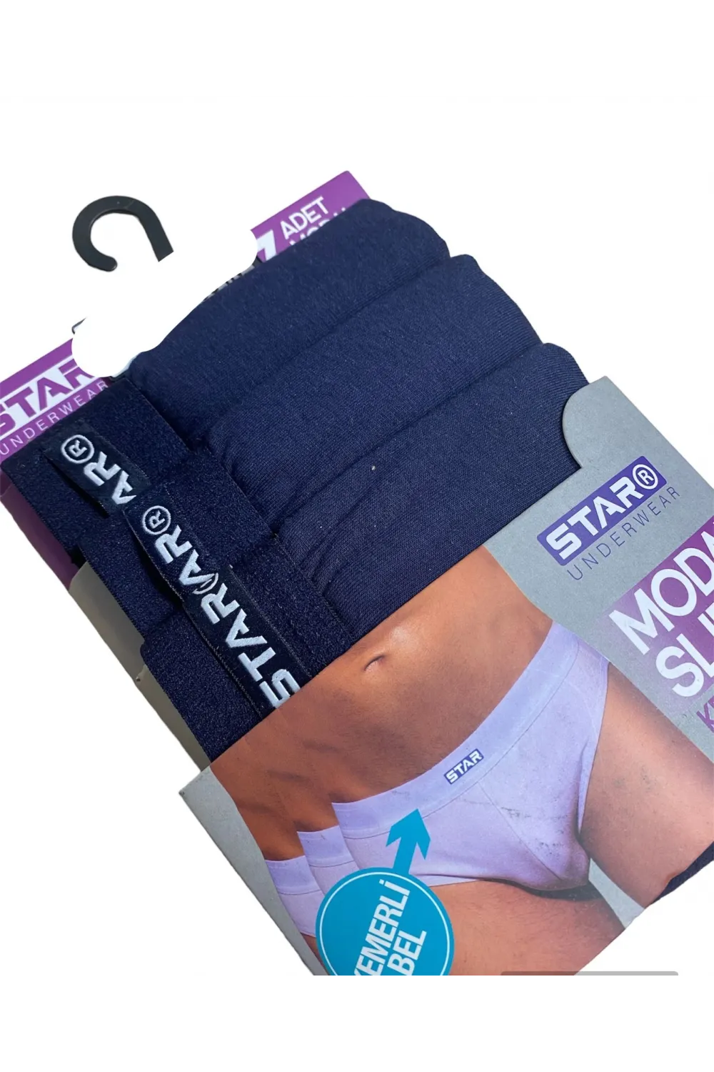ieg™ Star 109 Erkek 3lü Modal Slip