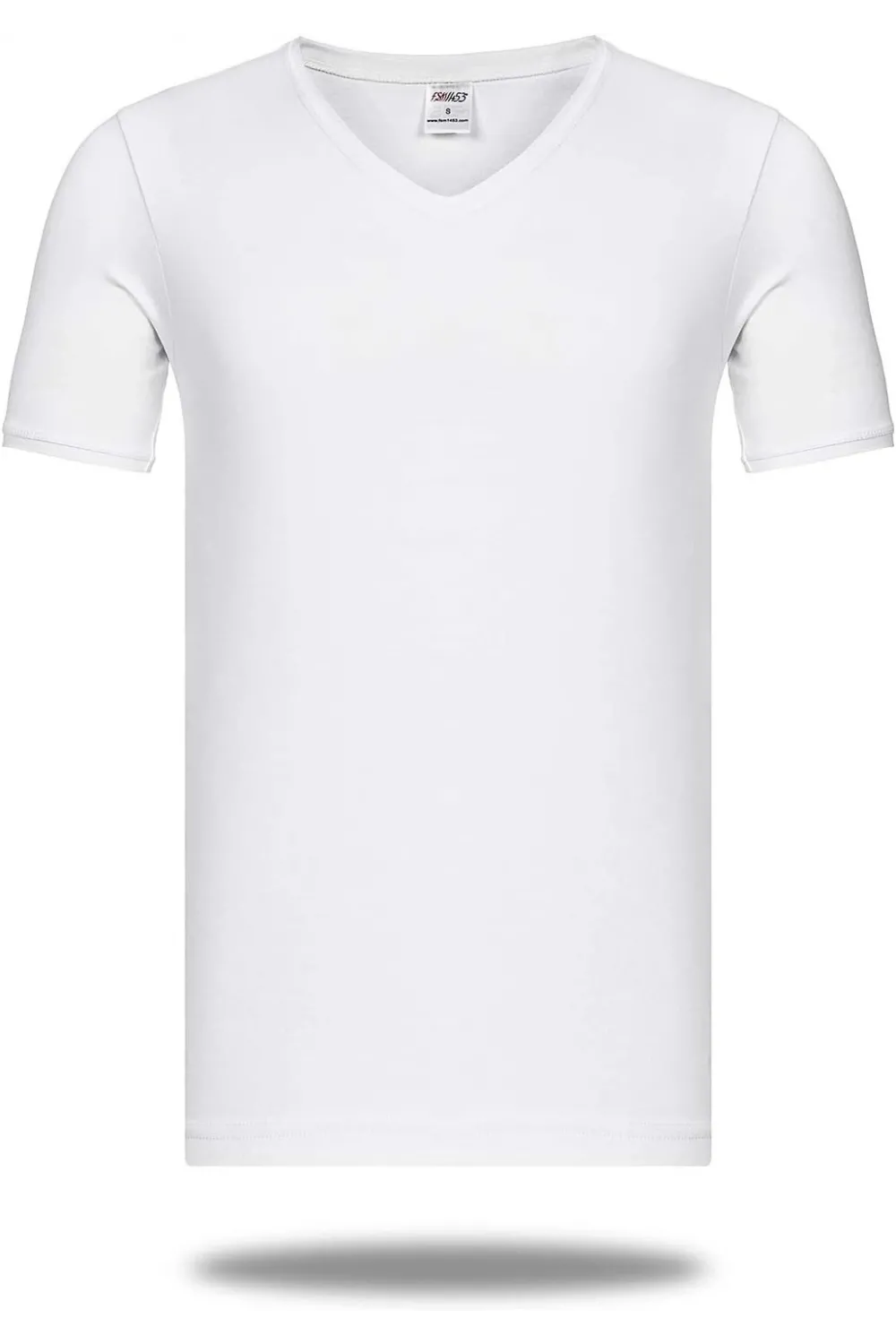 ieg™ Star 206 Modal Yarım Kol V-Yaka T-Shirt Atlet