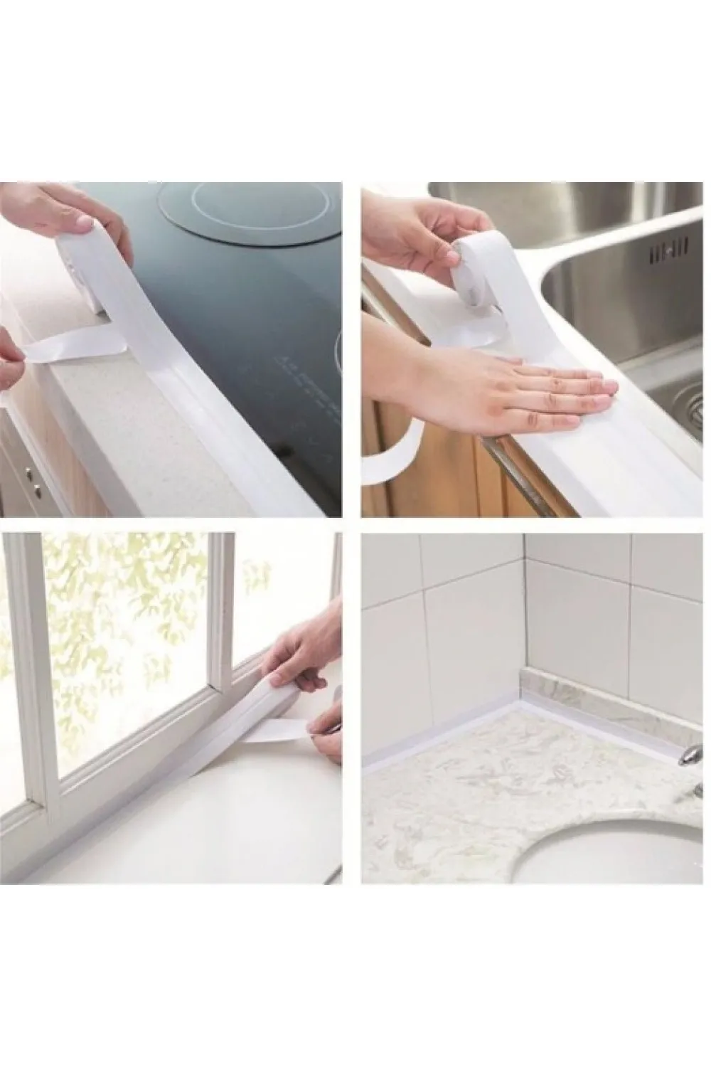 ieg™ Su Sızdırmaz Bant Lavabo Küvet Kenar Bandı 4 Cm