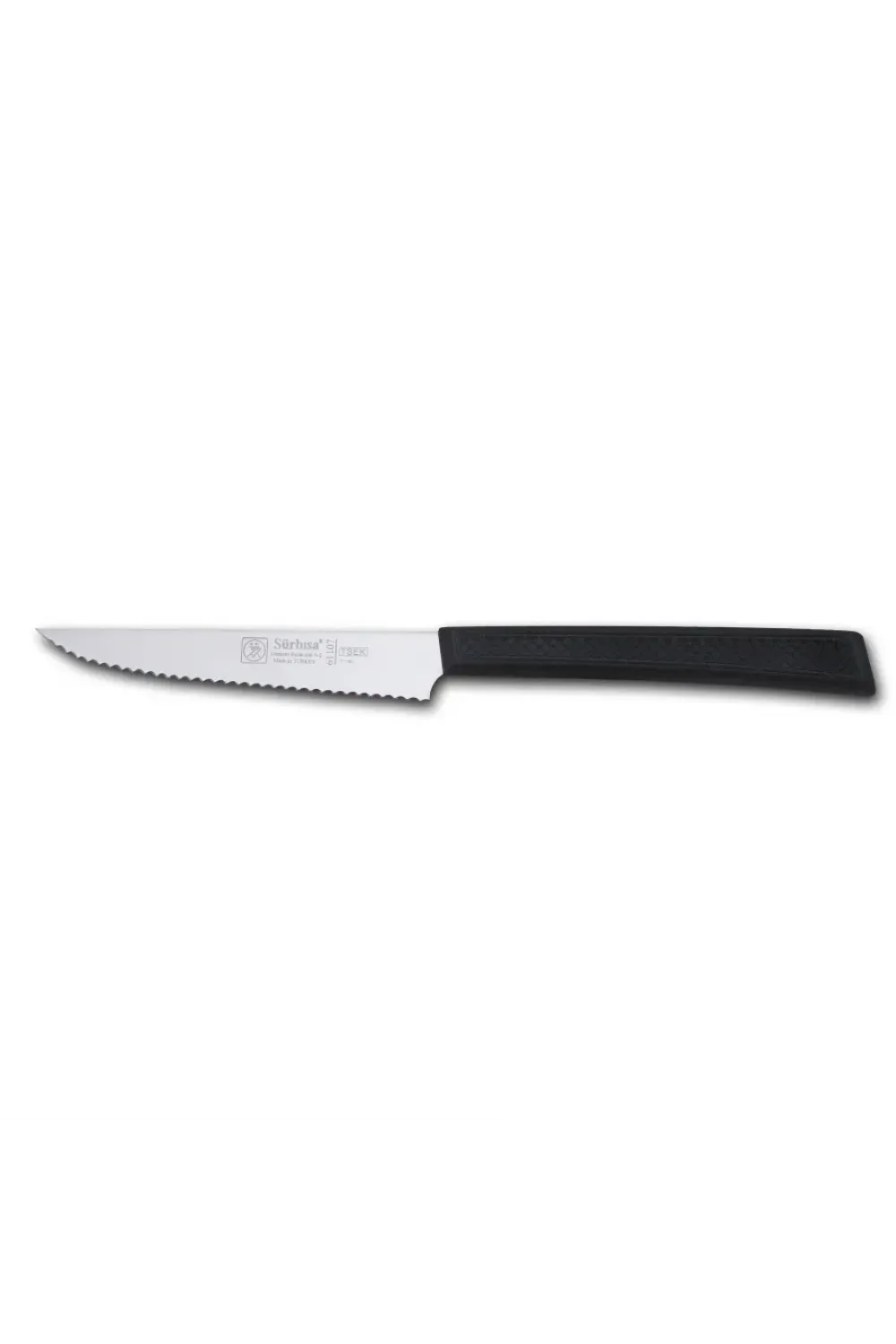 ieg™ Sürbısa 61107 - Sürmene Lazerli Tırtıklı Biftek / Steak Bıçağı 12 cm