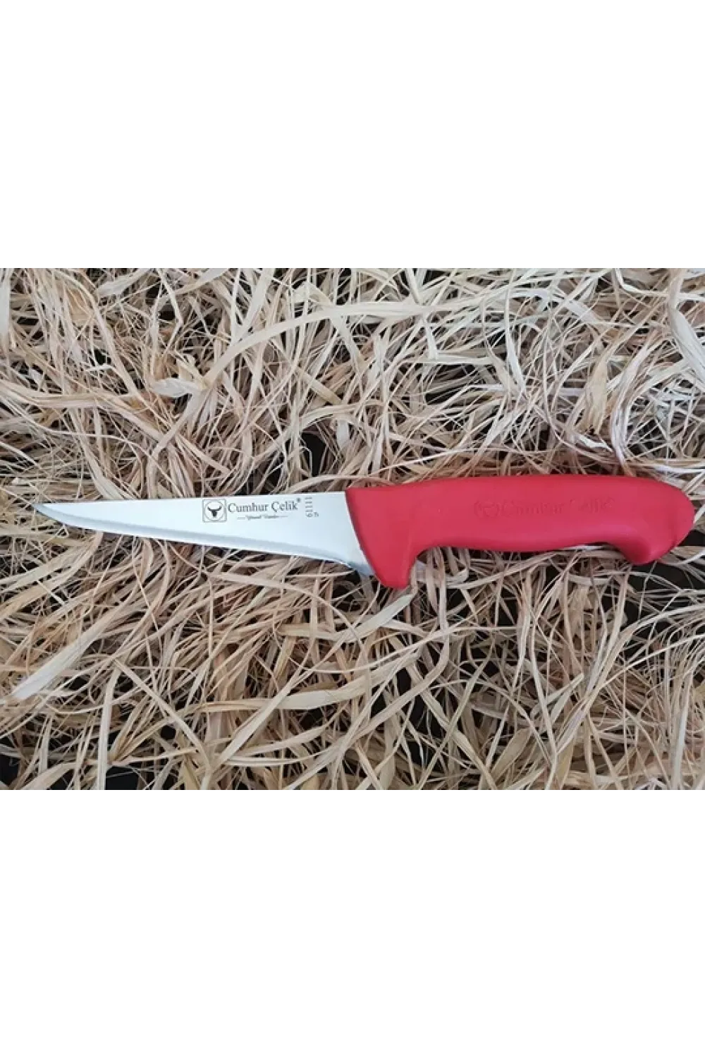 ieg™ Sürmene Cumhur Çelik 61111 Kasap Sıyırma Bıçağı, 12,5 cm, Kaymaz Sap