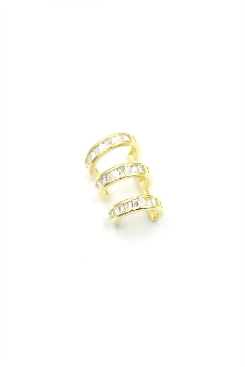 IEG - Taşlı Kıkırdak Küpe - Altın