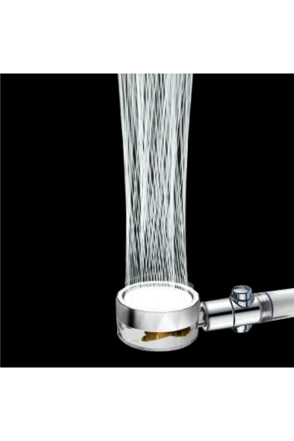 ieg™  Turbo Pervaneli ve Filtreli Su Tasarruflu 360 Derece Dönebilen Tazyikli Duş Başlığı