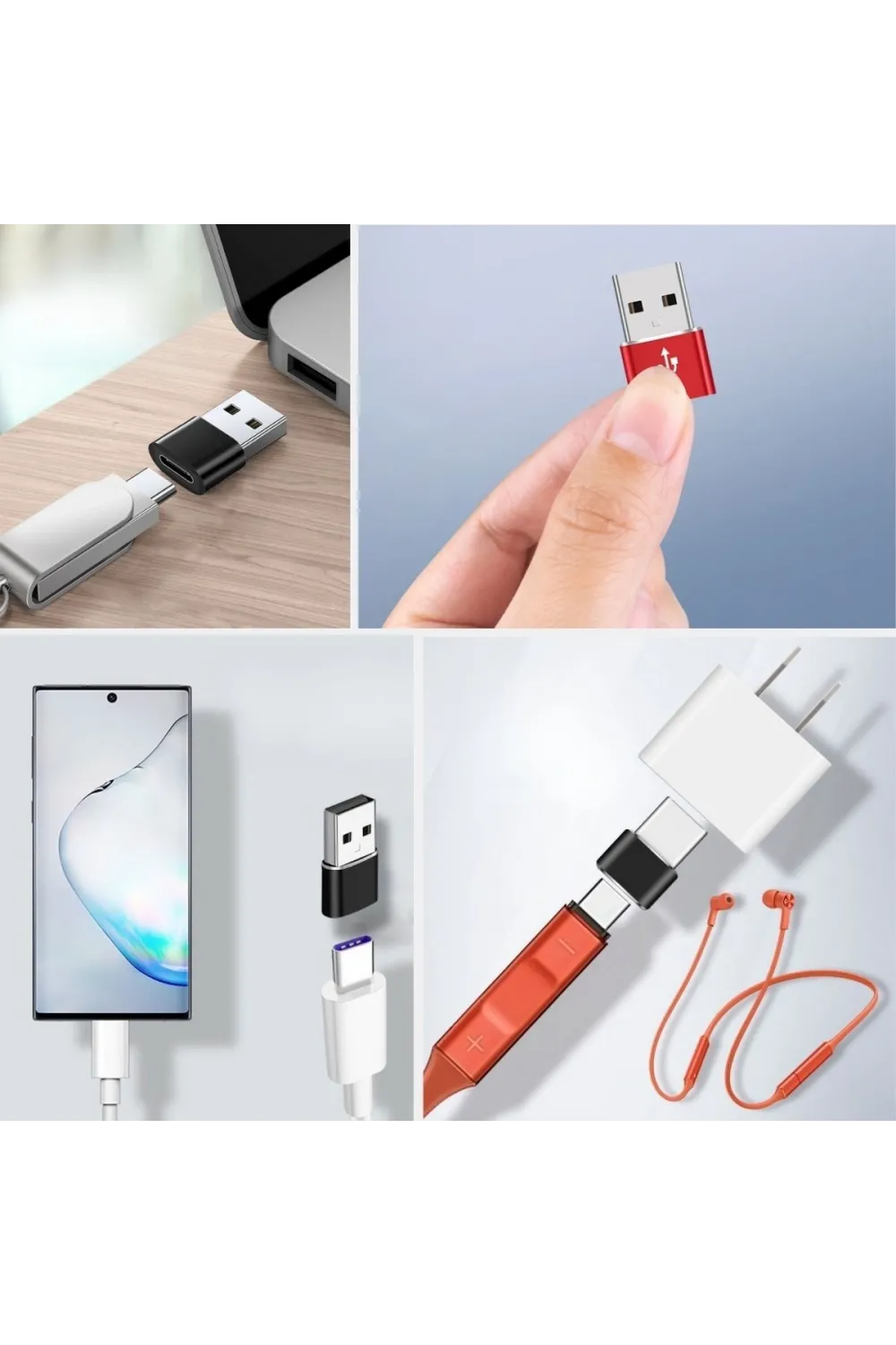 ieg™  USBden TYPE-C ye Dönüştürücü Adaptör Veri Aktarımı Sağlayıcı Şarj Data Çevirici