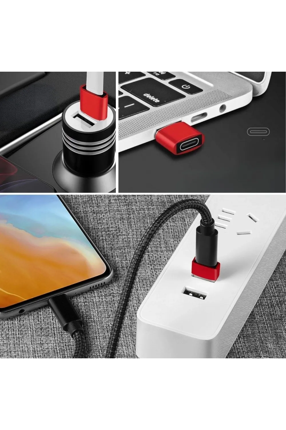 ieg™  USBden TYPE-C ye Dönüştürücü Adaptör Veri Aktarımı Sağlayıcı Şarj Data Çevirici