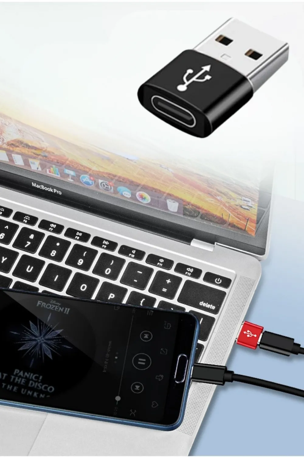 ieg™  USBden TYPE-C ye Dönüştürücü Adaptör Veri Aktarımı Sağlayıcı Şarj Data Çevirici