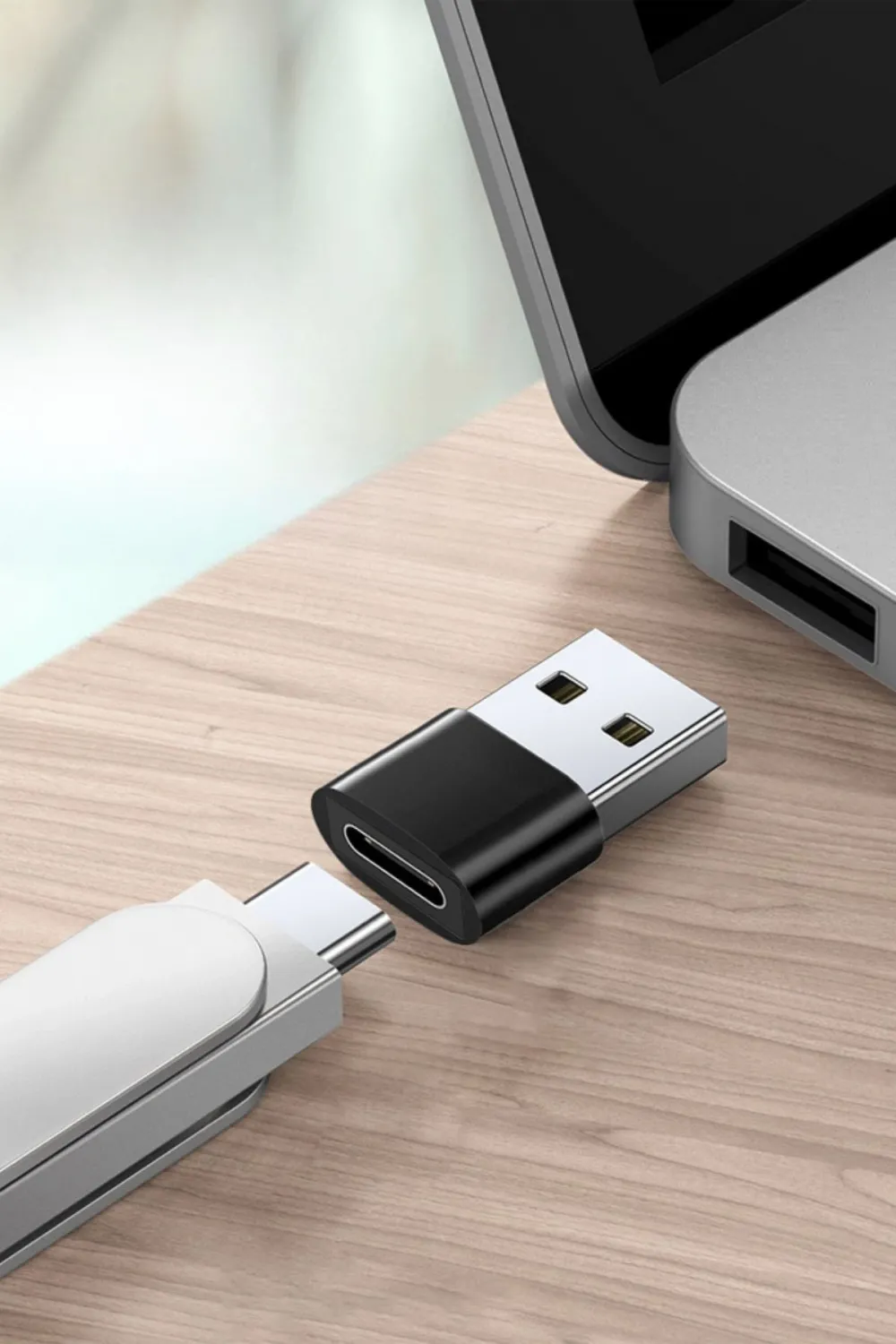 ieg™  USBden TYPE-C ye Dönüştürücü Adaptör Veri Aktarımı Sağlayıcı Şarj Data Çevirici