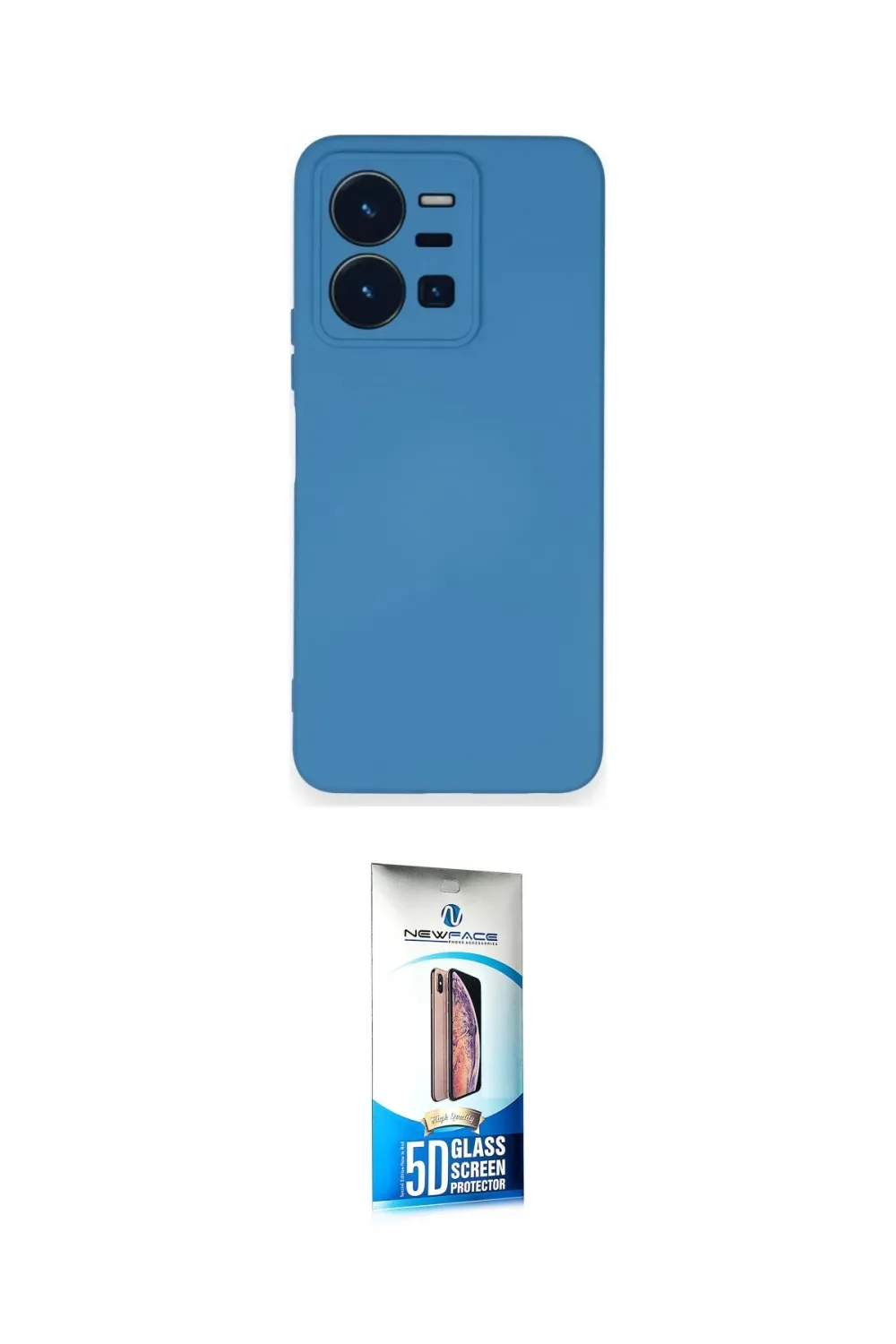 ieg™ Y35 Kılıf Ahenk Serisi - Siyah 5D Eko Cam Ekran Koruyucu