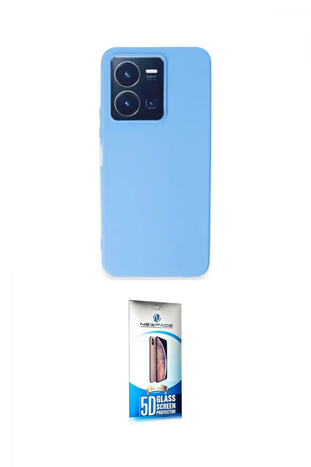 ieg™ Y35 Kılıf Kozmos Yansıma Özel Seri - Siyah 5D Eko Cam Ekran Koruyucu