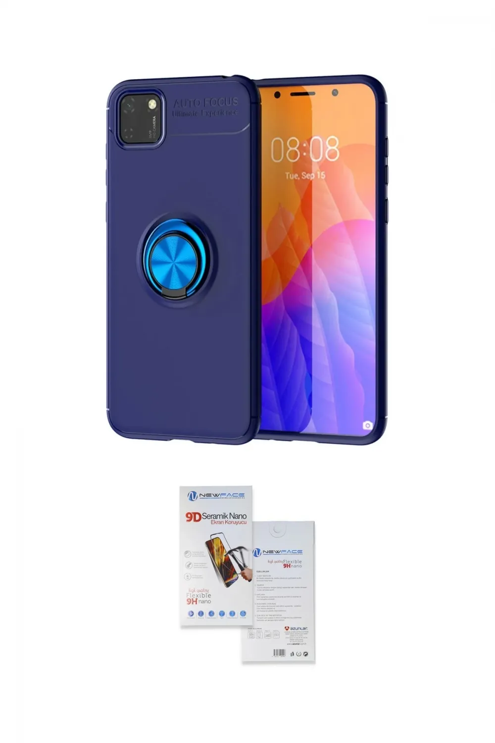 ieg™ Y5P Kılıf Yankı Form Prime - Siyah Seramik Nano Ekran Koruyucu