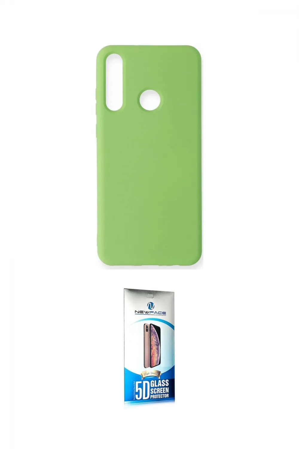 ieg™ Y6P Kılıf Ahenk Serisi - Siyah 5D Eko Cam Ekran Koruyucu