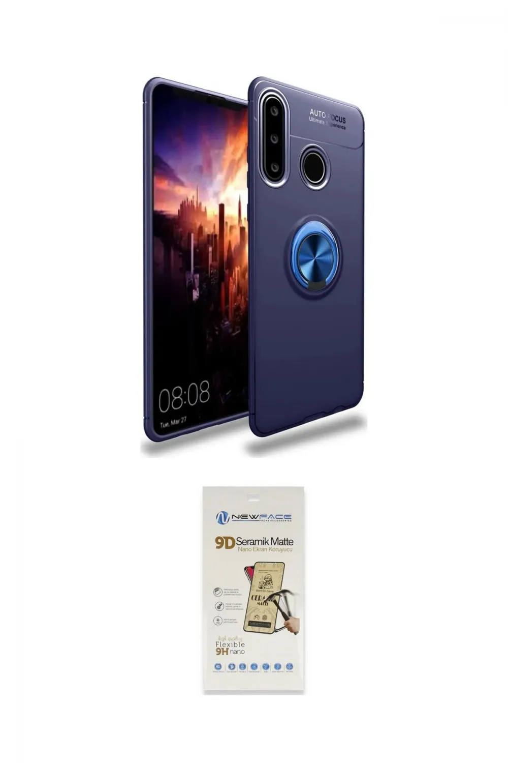 ieg™ Y6P Kılıf Yankı Form Prime - Siyah Mat Seramik Nano Ekran Koruyucu