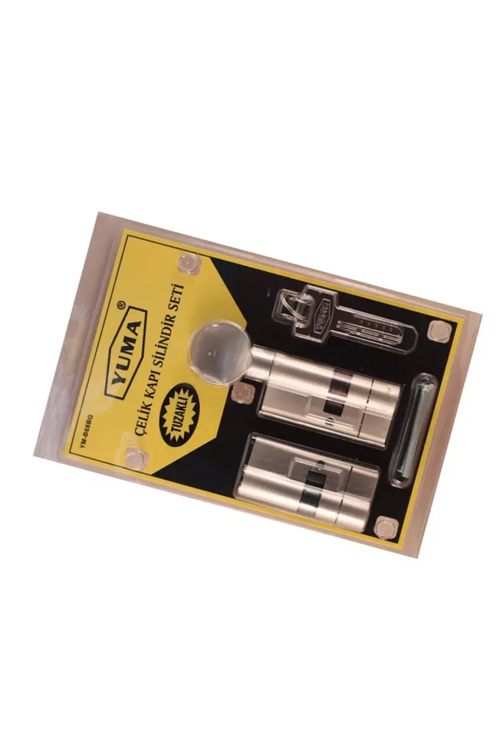 ieg™ Yuma 68mm Mandallı Çelik kapı Tuzaklı Barel Seti - Sarı