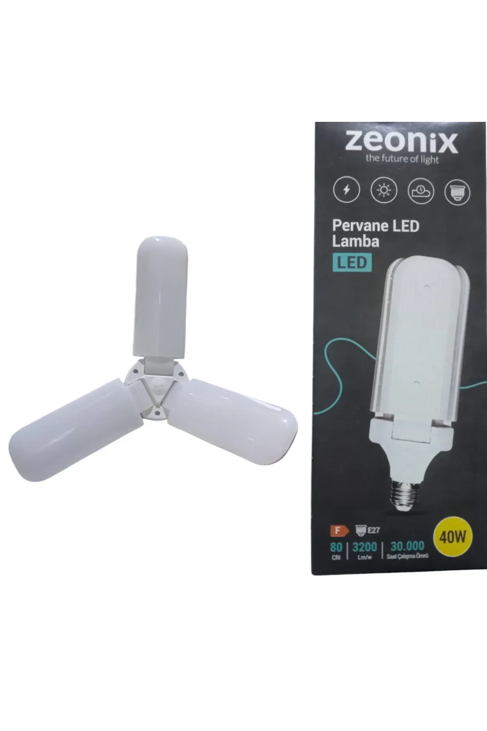 ieg™ Zeonix 40w 3 Kanatlı Pervane Ampul
