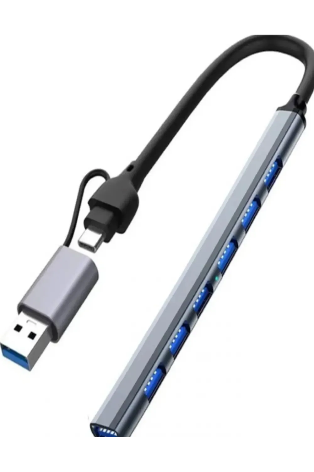 ZR288 7 Port Ads303/D Type-C Usb Metal Usb Hub
